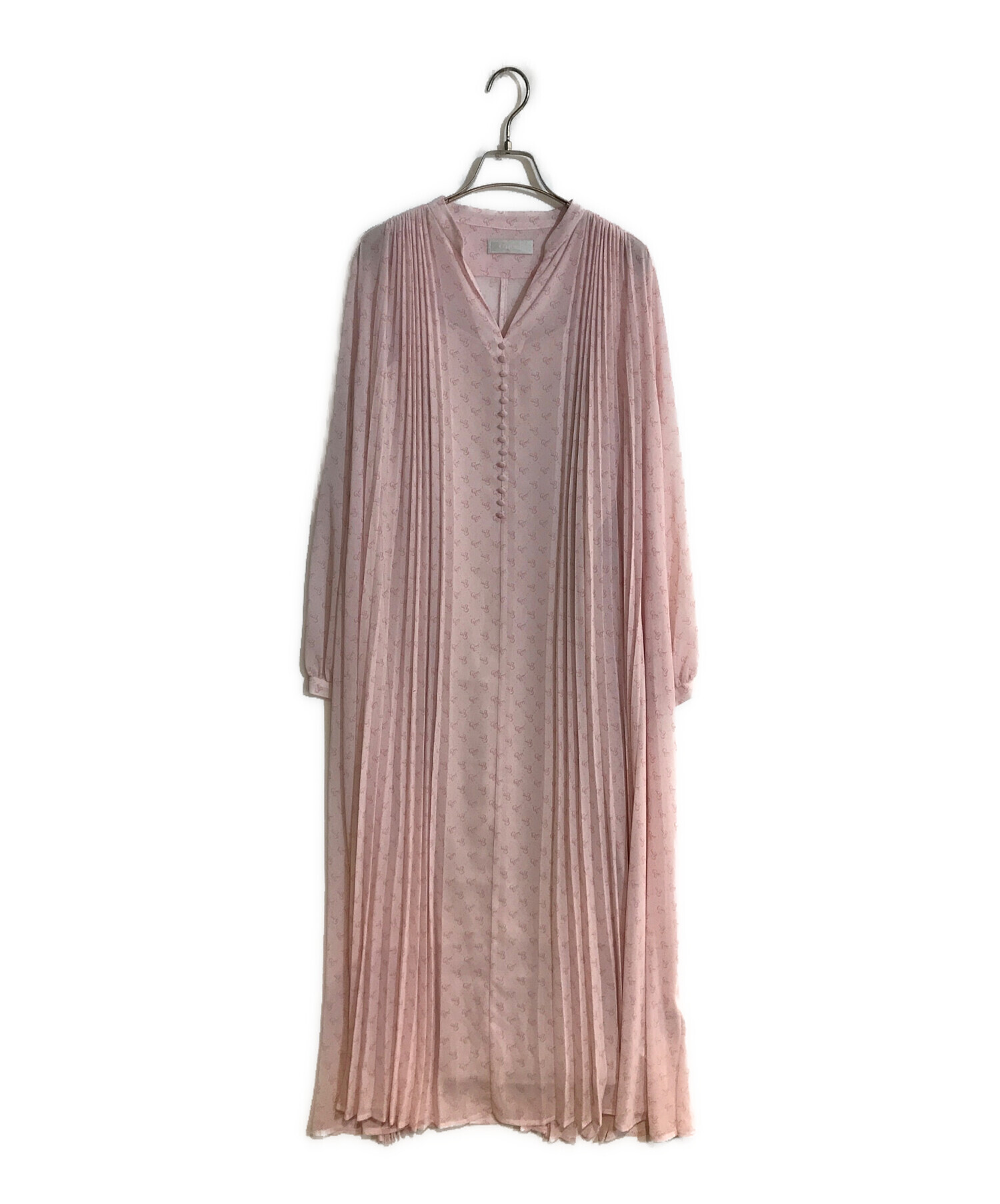 セルフォード Aラインワンピース セルフォード グレンチェック七分袖A