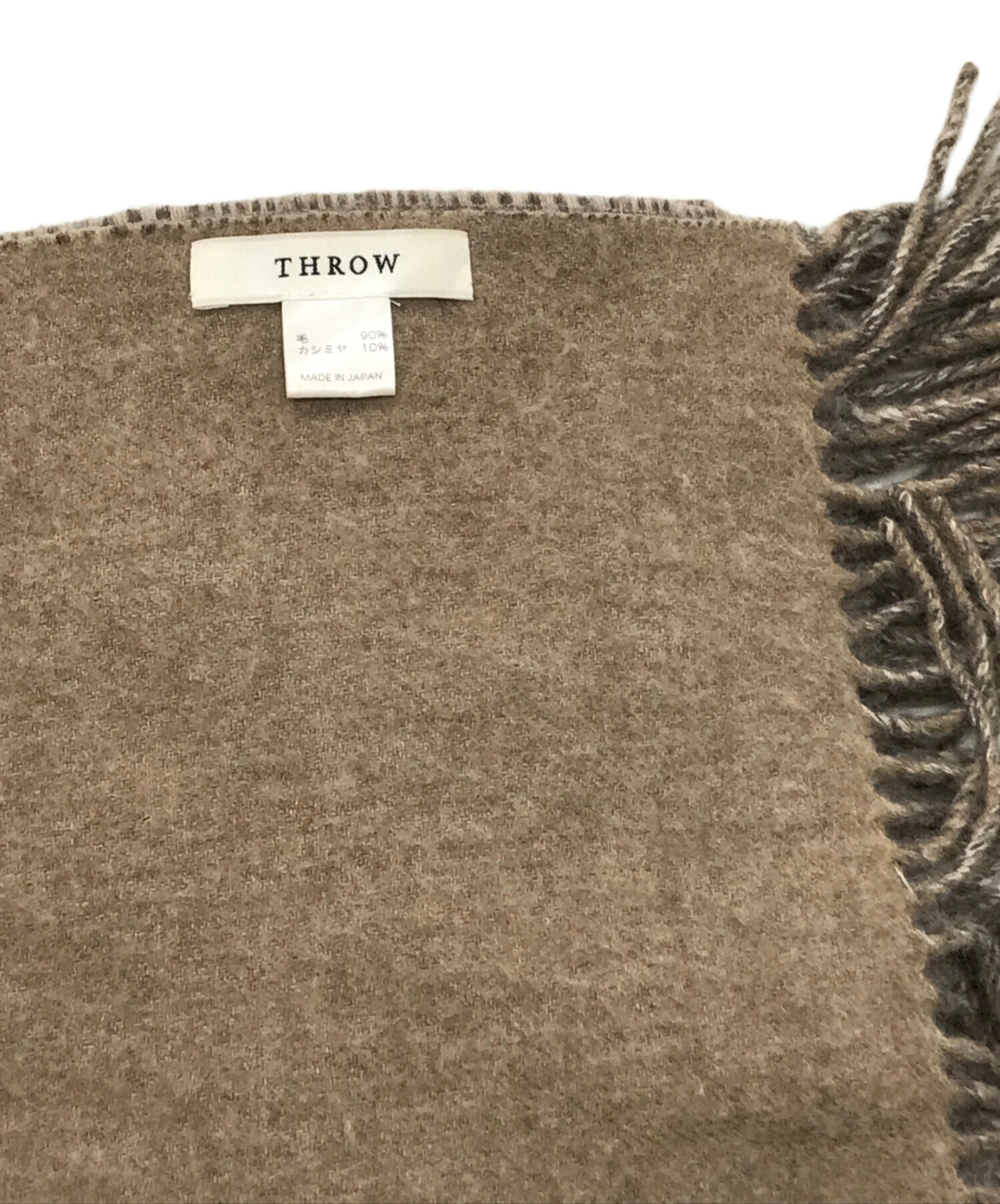 中古・古着通販】THROW (スロー) DOUBLE FACE GLEN チェック ストール