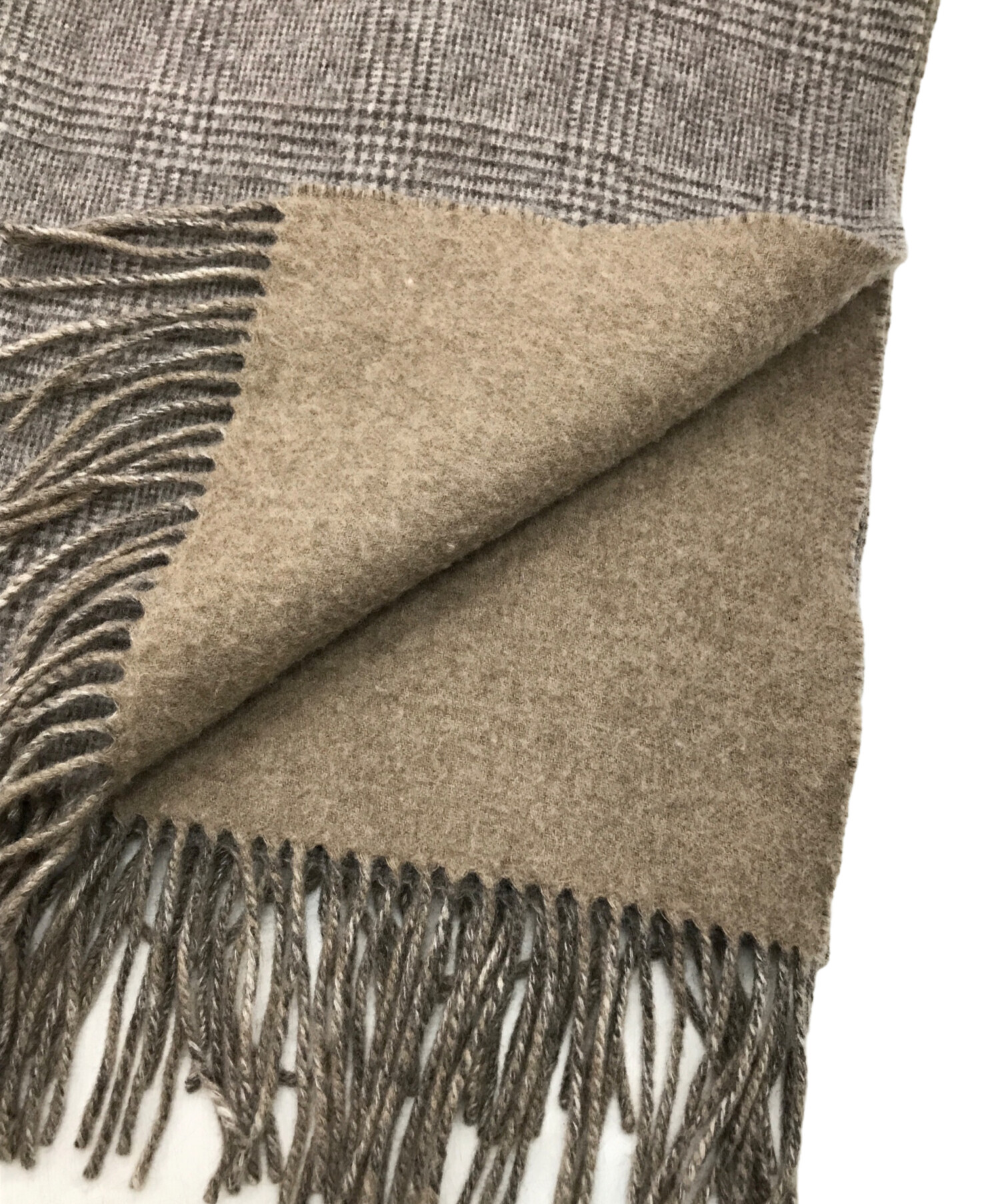 中古・古着通販】THROW (スロー) DOUBLE FACE GLEN チェック ストール