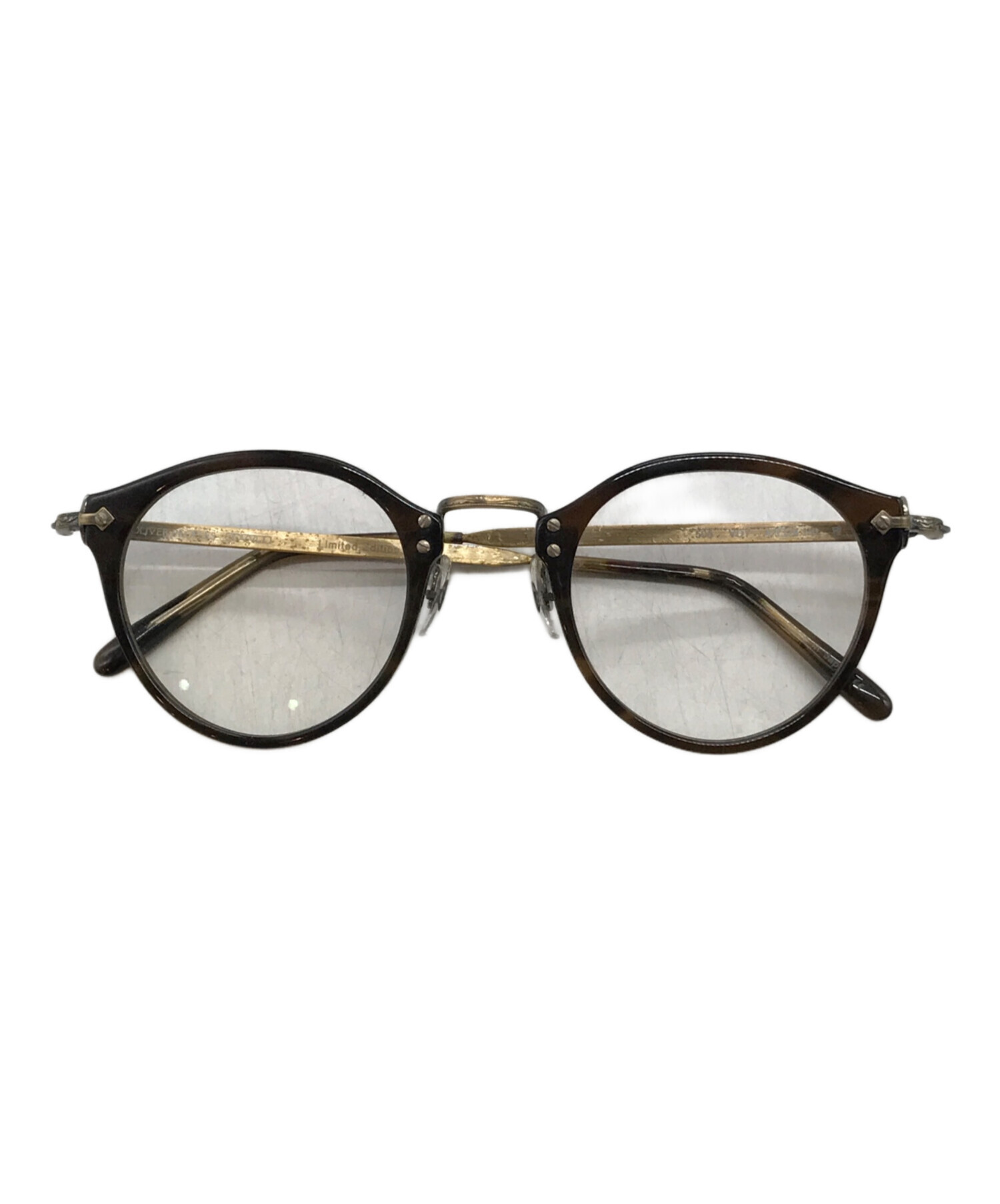 中古・古着通販】OLIVER PEOPLES (オリバーピープルズ) 眼鏡 サイズ:47 