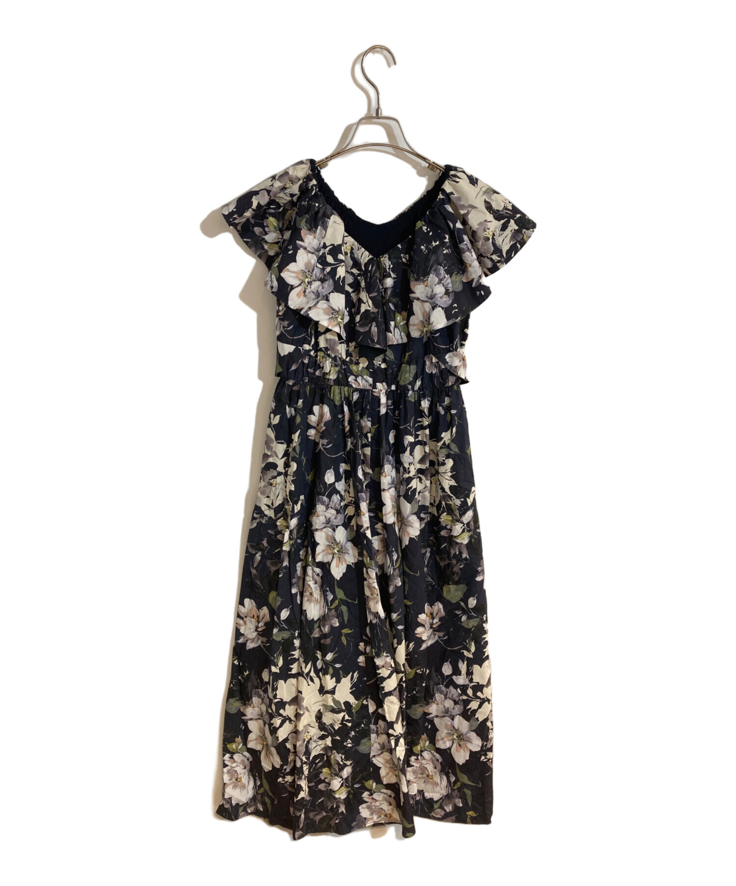 睡眠時間 Herlipto Anemone Ruffled Long Dress 花柄 【公式通販】