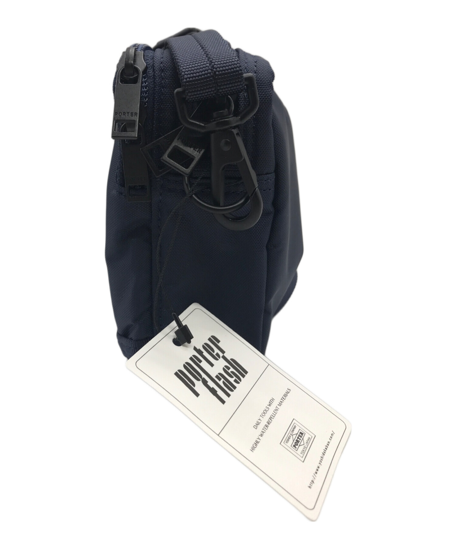 中古・古着通販】PORTER (ポーター) FLASH ショルダーバッグ ネイビー