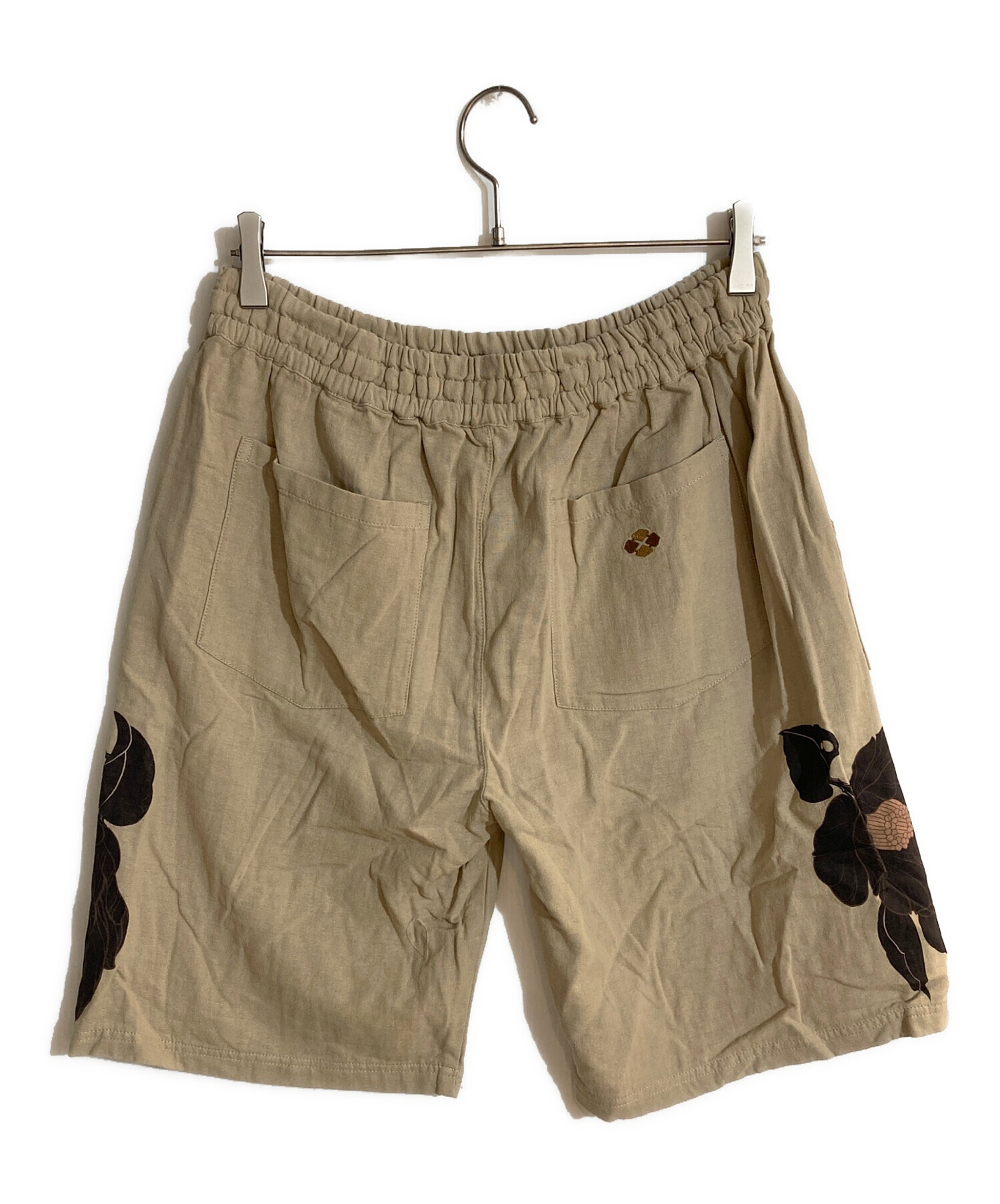 BUDSPOOL ショートパンツ グレー Lサイズ 麻家紋 GAKKIN 舐達麻