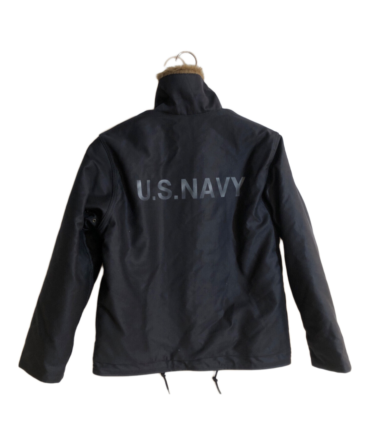 ヒューストン N-1デッキジャケット size40 黒 HOUSTON HOUSTON