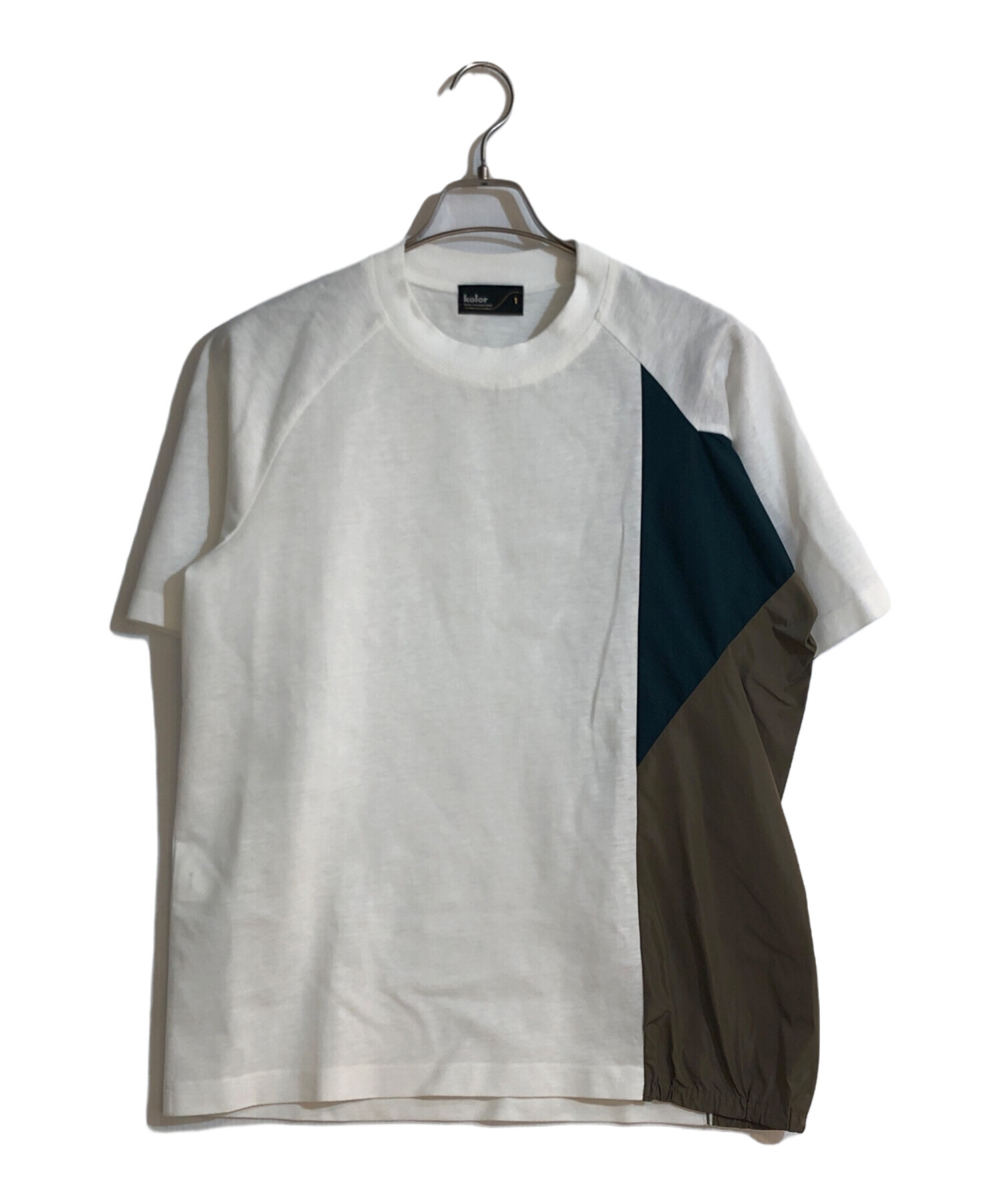 中古・古着通販】kolor/BEACON (カラービーコン) 異素材MIX クルー