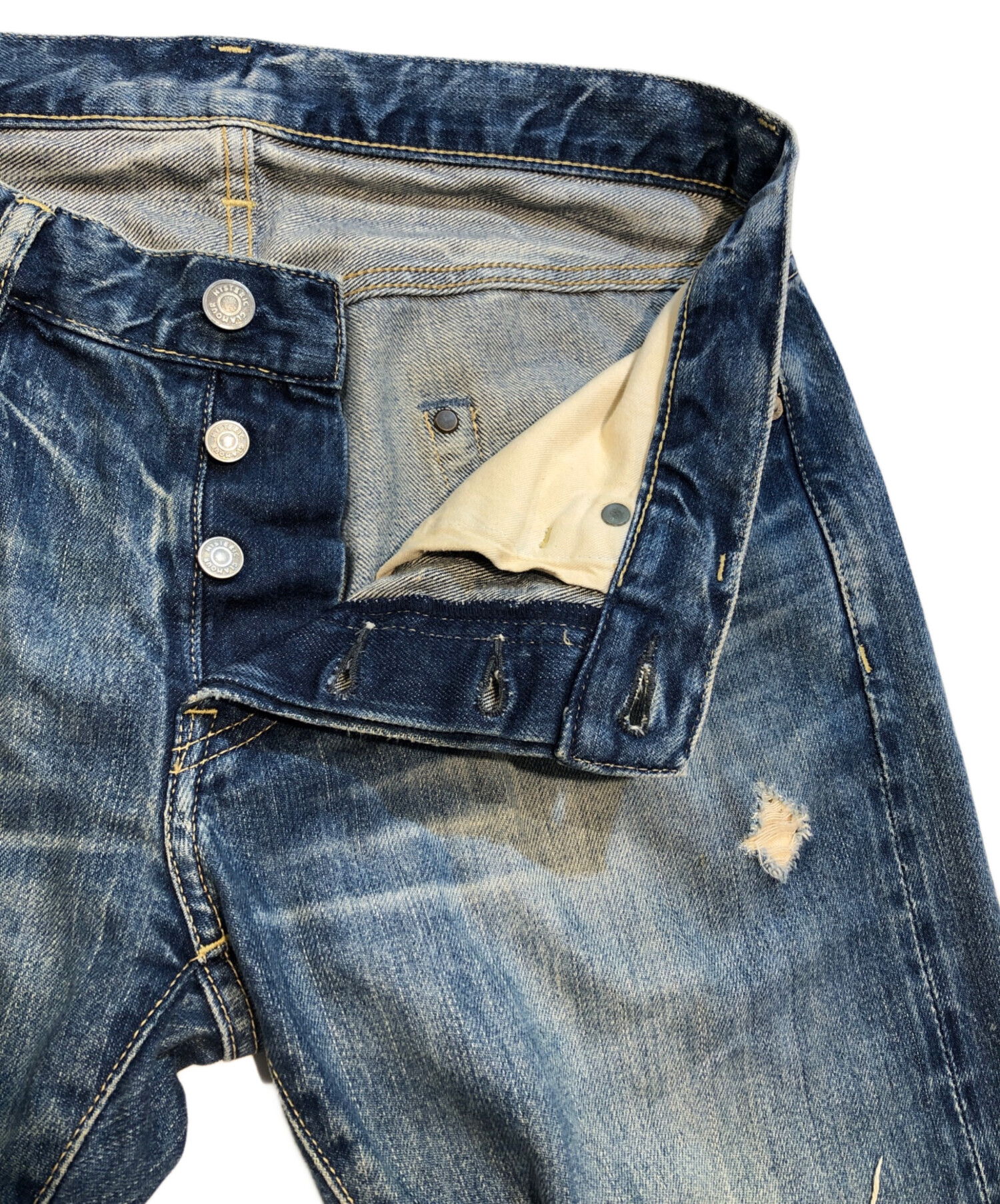 HYSTERIC GLAMOUR ヒステリックグラマー 小窓 SP加工 デニム ☆ヒステリックグラマー☆ SP加工 小窓セルビッチデニム HERO キムタク着