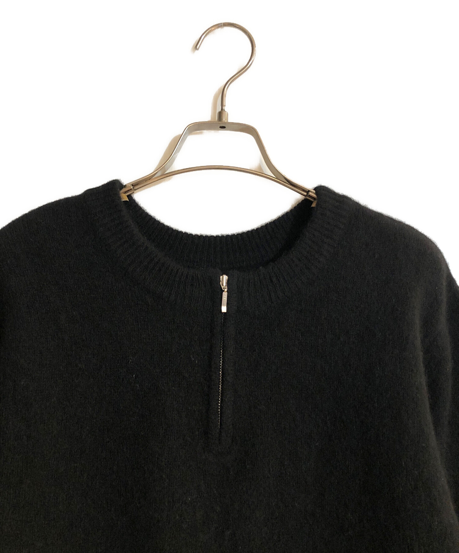 中古・古着通販】CLANE (クラネ) W FACE HALF ZIP YAK KNIT TOPS
