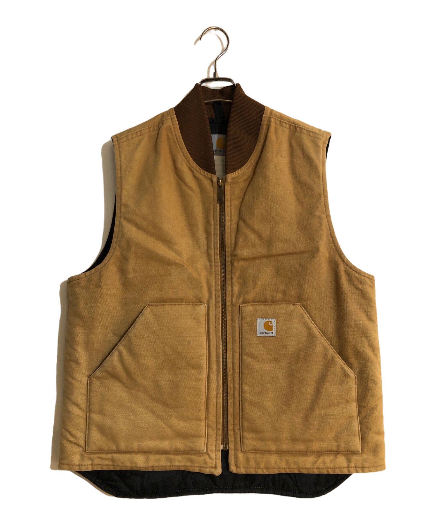 中古・古着通販】CarHartt (カーハート) ダックベスト ブラウン サイズ