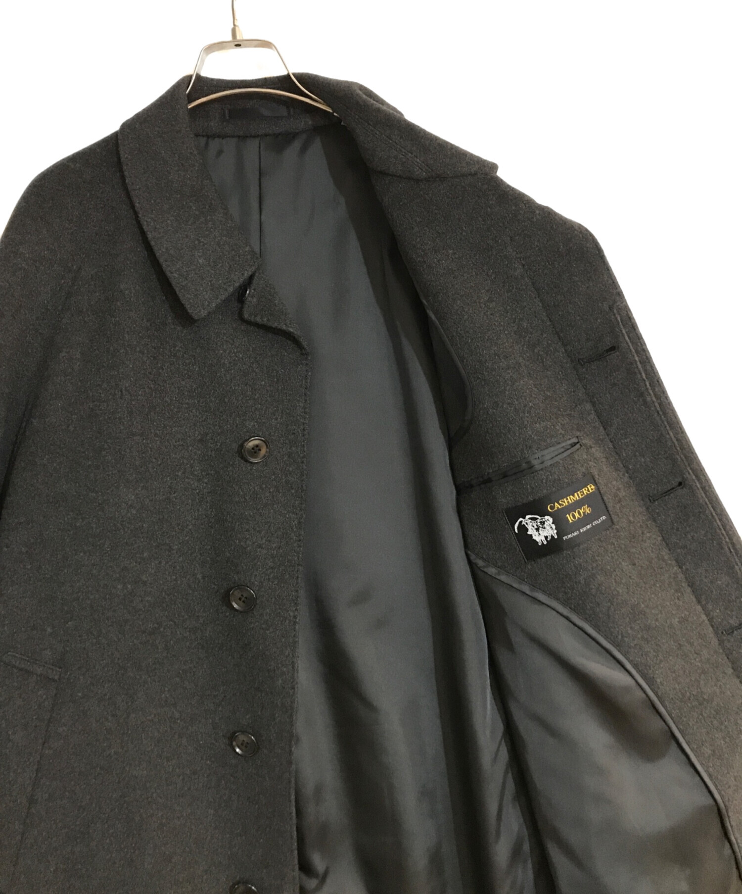 ステンカラーコート カシミア BARNEYS NEW YORK