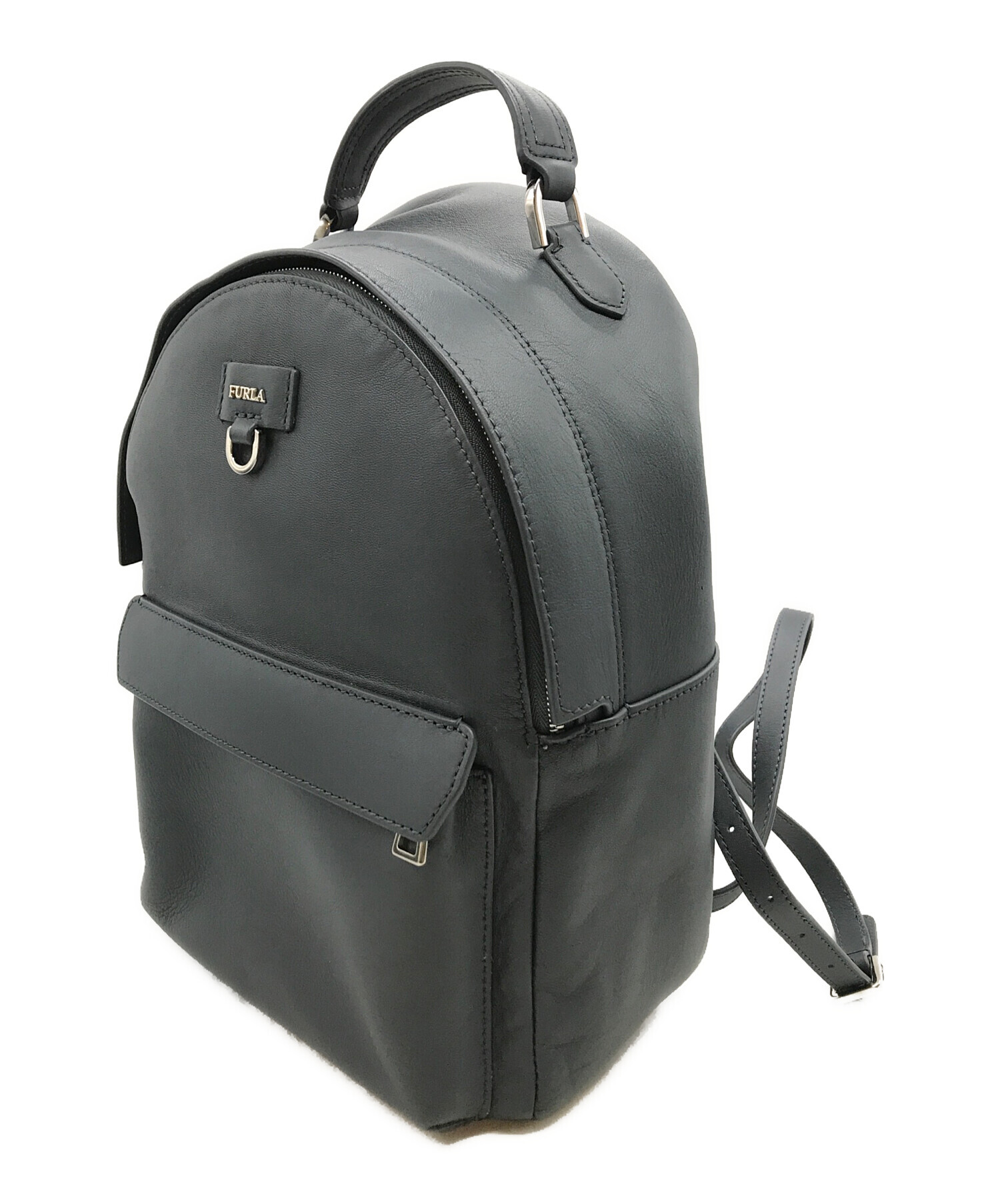 中古・古着通販】FURLA (フルラ) ミニバックパック FAVOLA ネイビー 