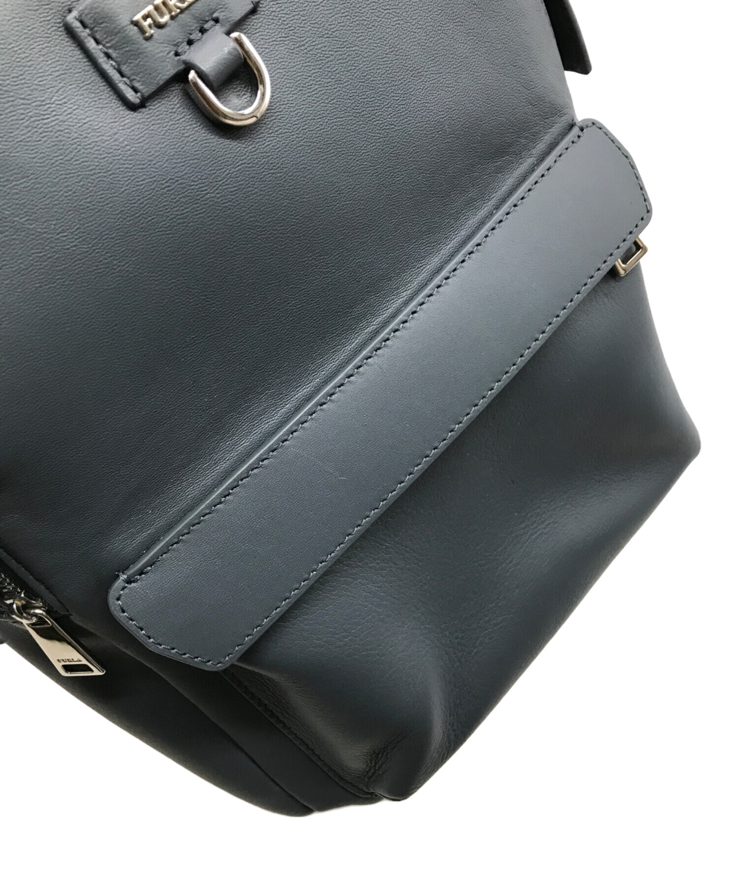 中古・古着通販】FURLA (フルラ) ミニバックパック FAVOLA ネイビー 