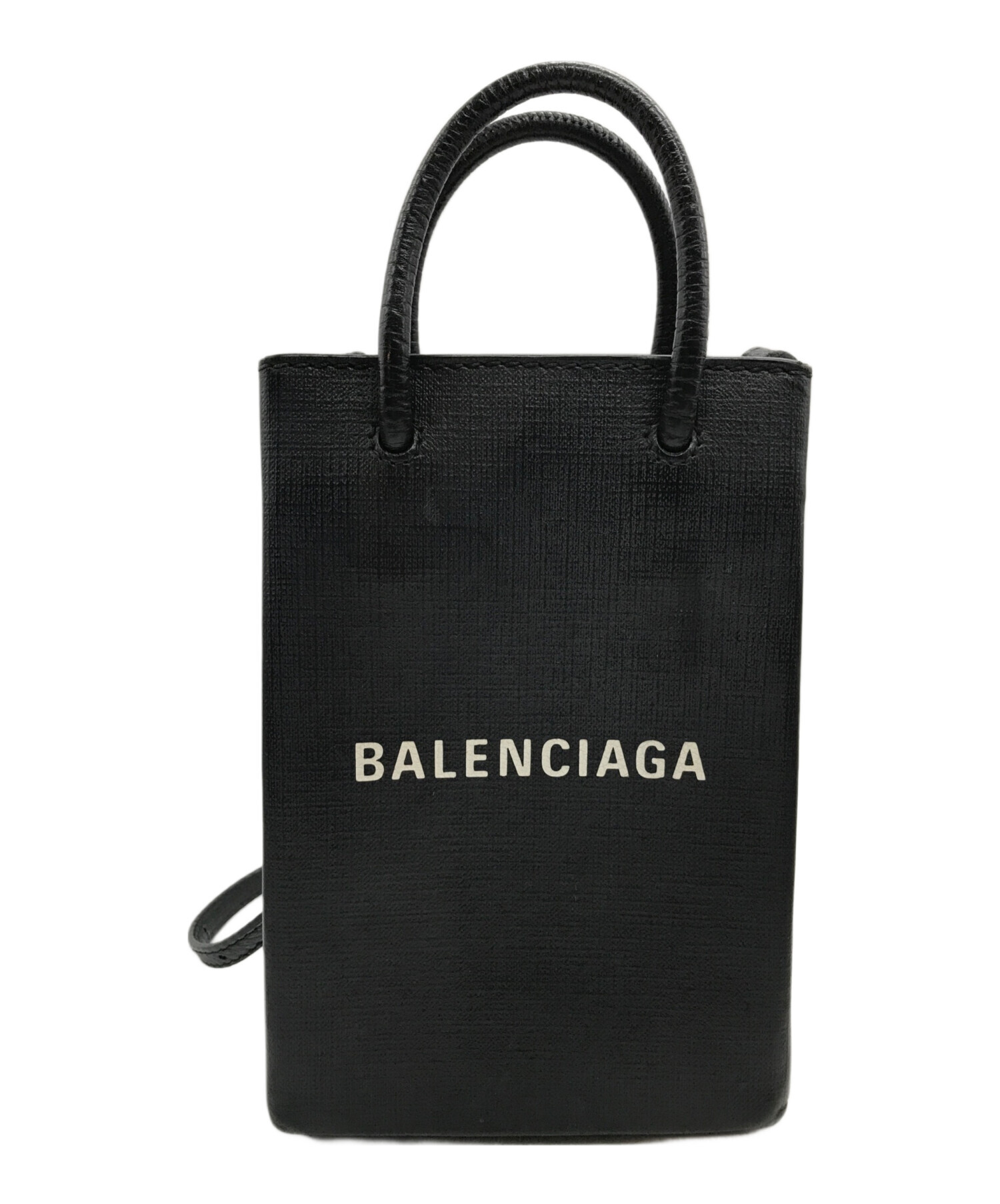 中古・古着通販】BALENCIAGA (バレンシアガ) MINI SHOPPING BAG SQUARE 