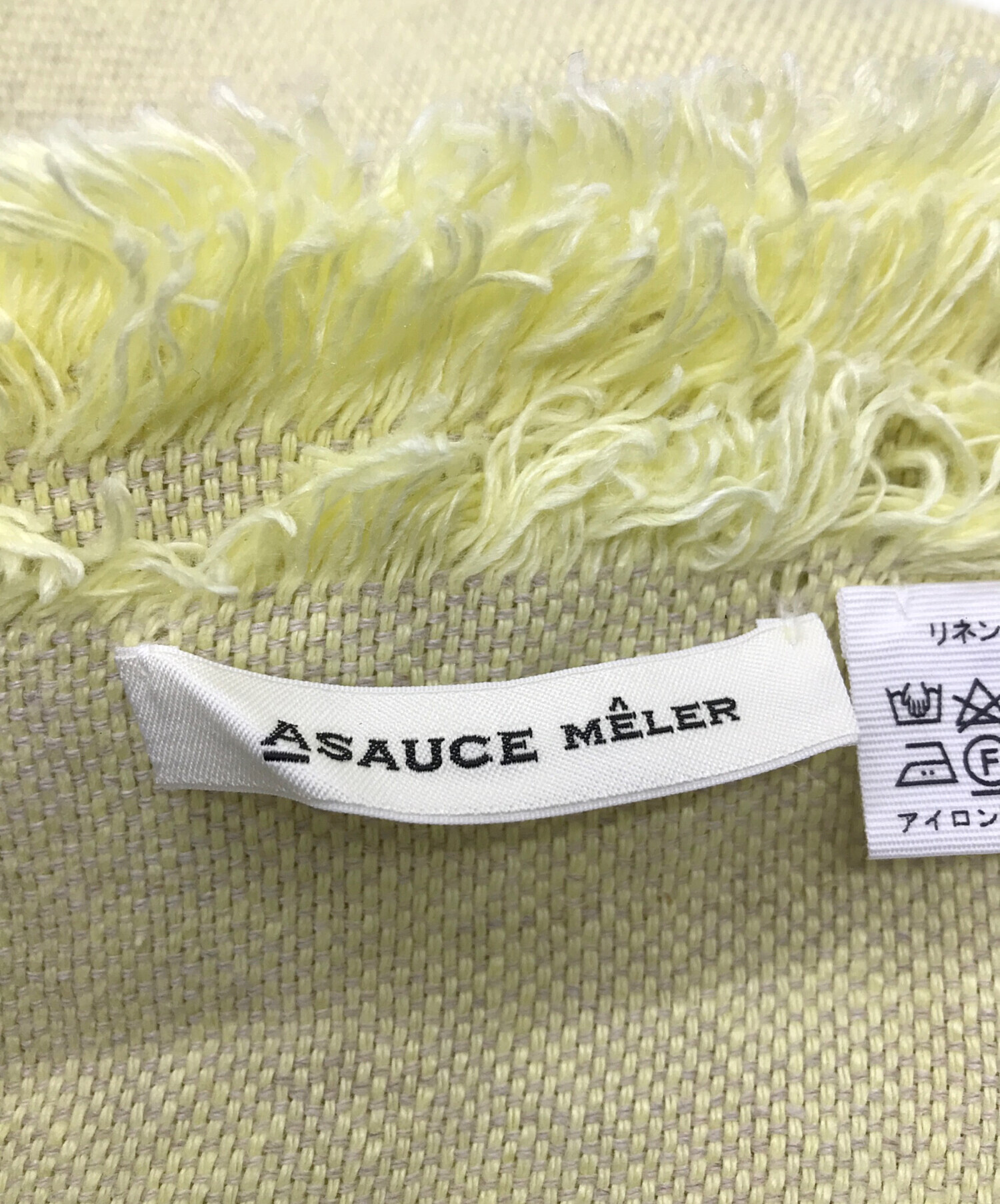 中古・古着通販】ASAUCE MELER (アソースメレ) リネンストール 