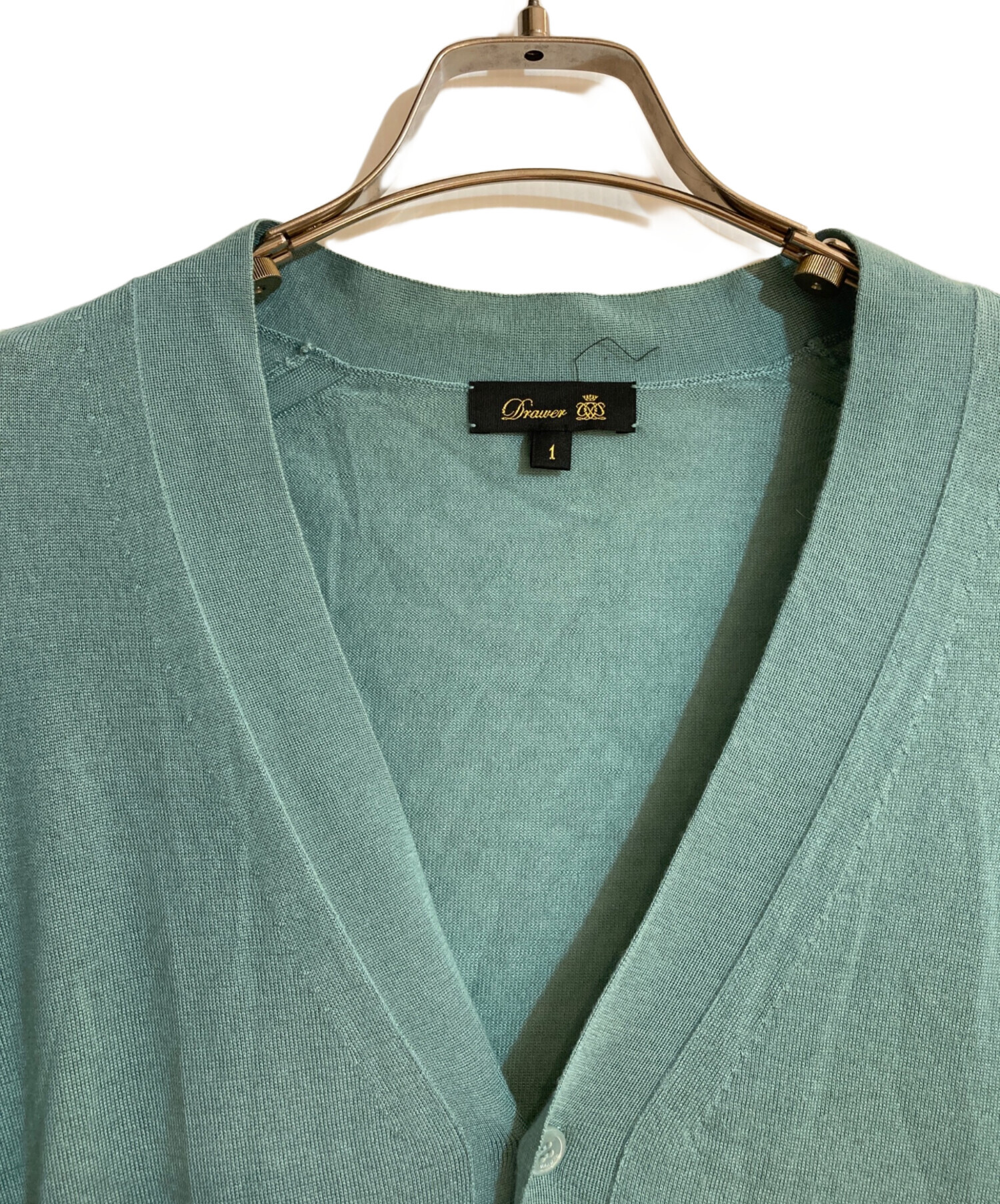 中古・古着通販】DRAWER (ドゥロワー) 18GカシミヤシルクVネック