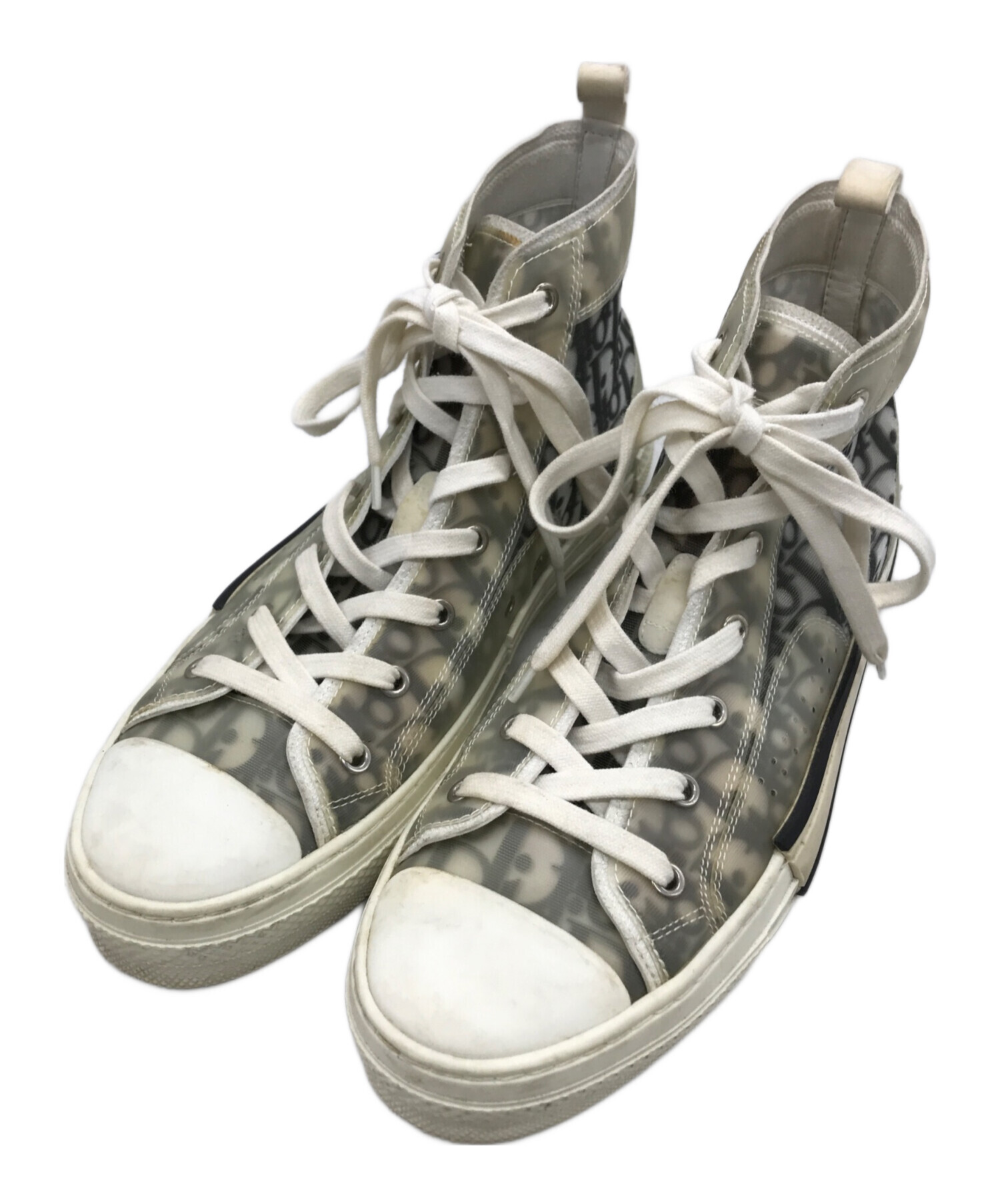 中古・古着通販】DIOR (ディオール) B23 ハイカットスニーカー グレー