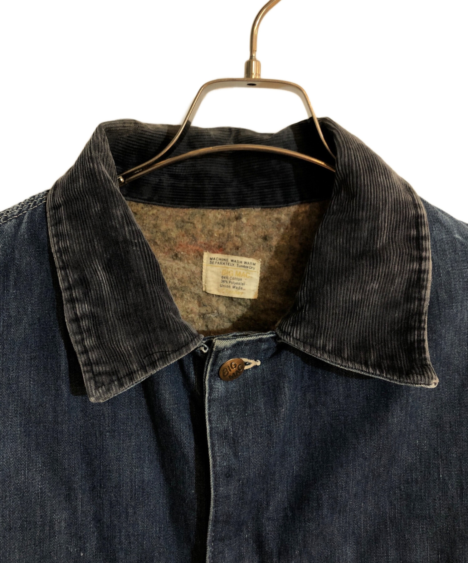 中古・古着通販】big mac (ビッグマック) カバーオール ブルー サイズ