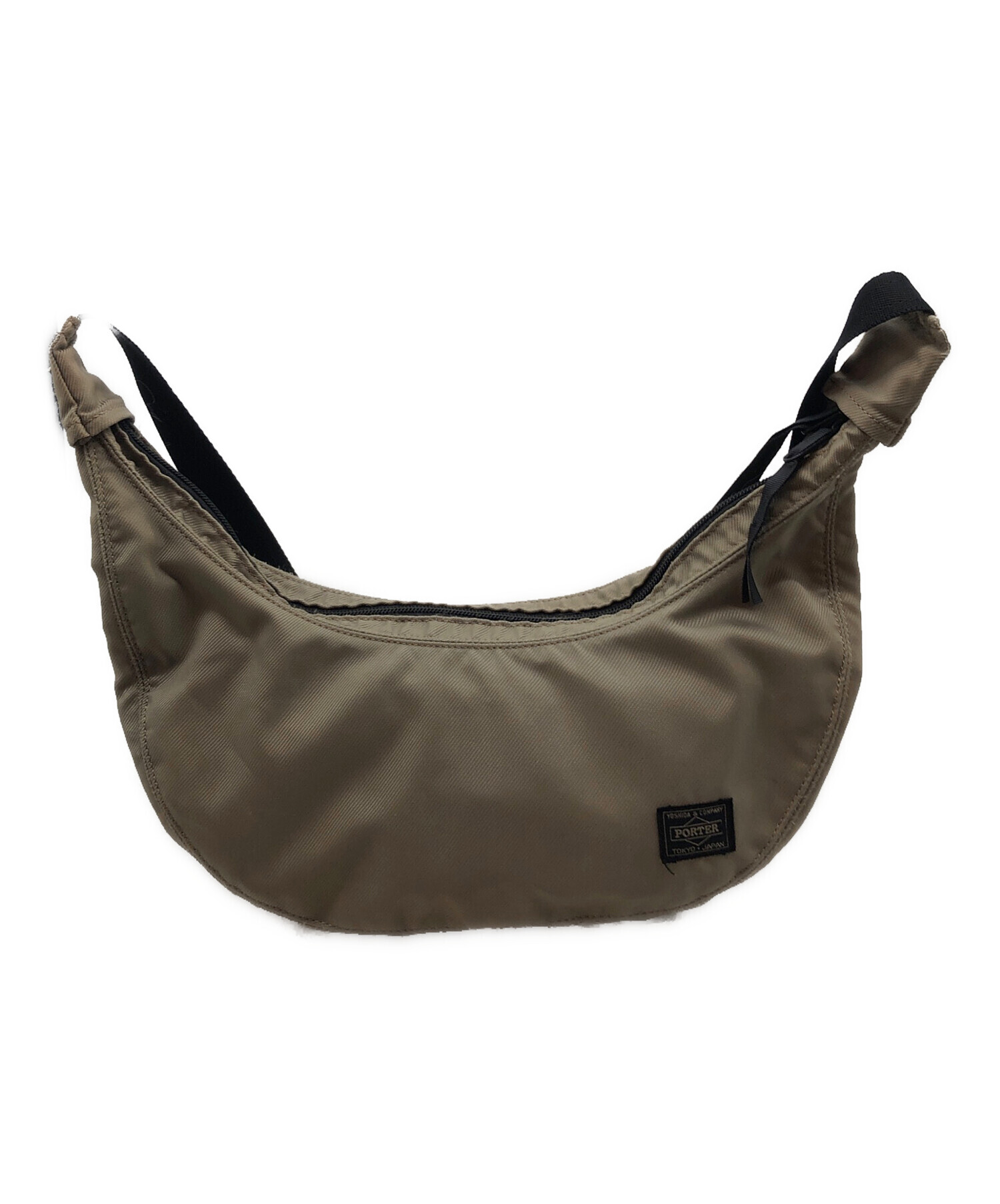 中古・古着通販】PORTER (ポーター) 三日月ショルダーバッグ カーキ