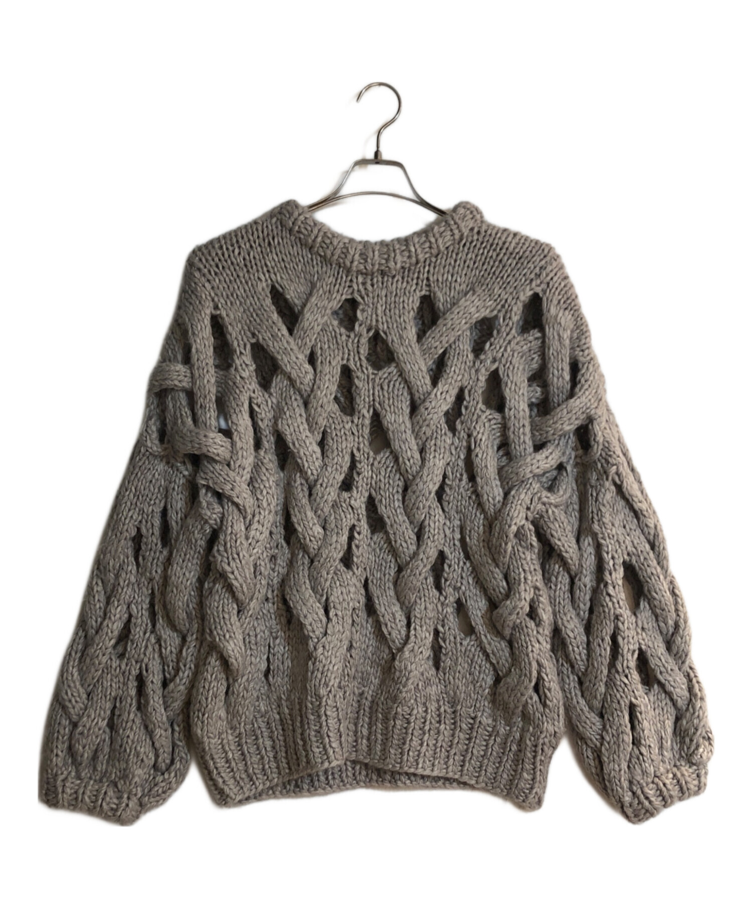 中古・古着通販】ETRE (エトレ) ルーズニッティングケーブルプル