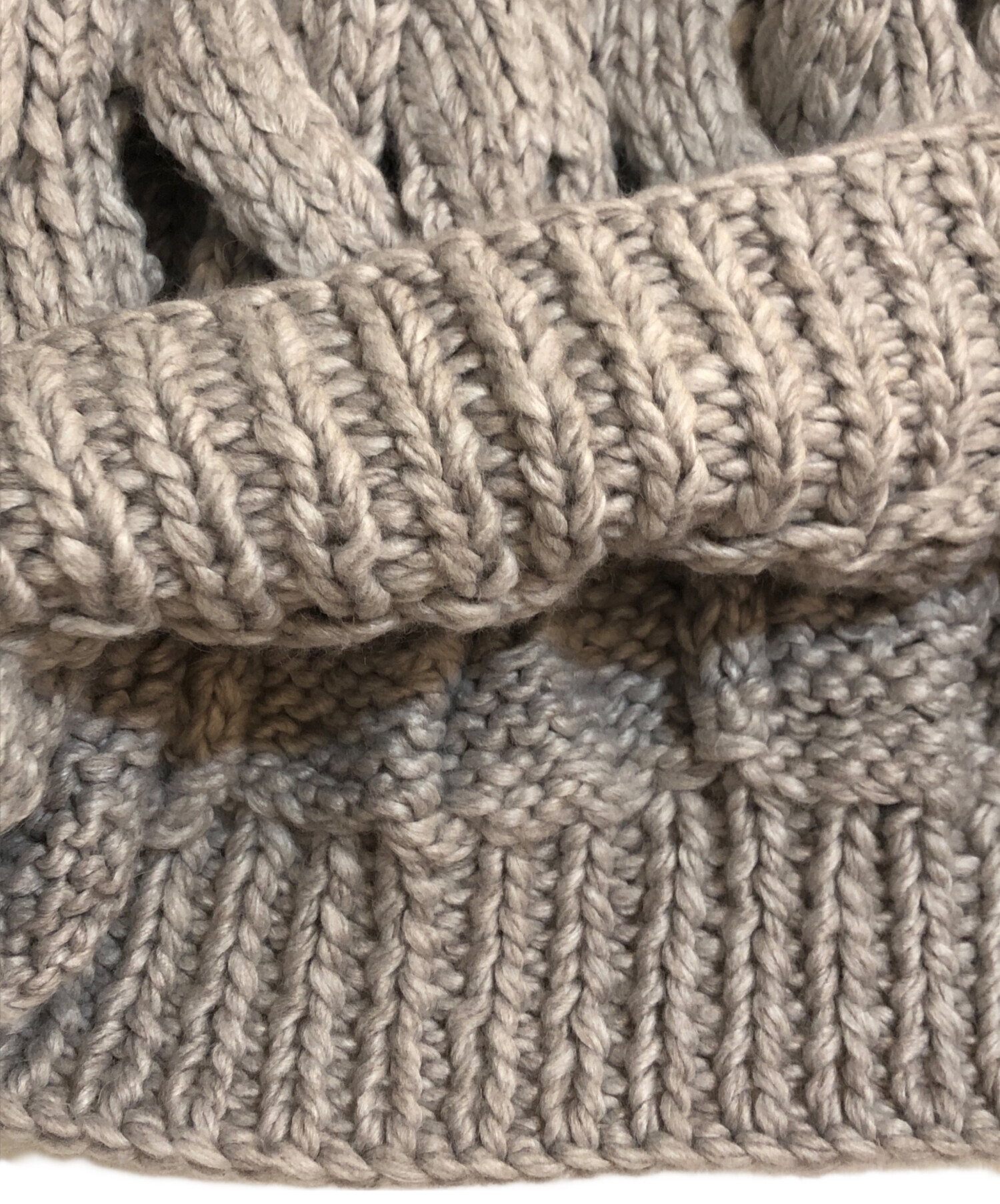 中古・古着通販】ETRE (エトレ) ルーズニッティングケーブルプル