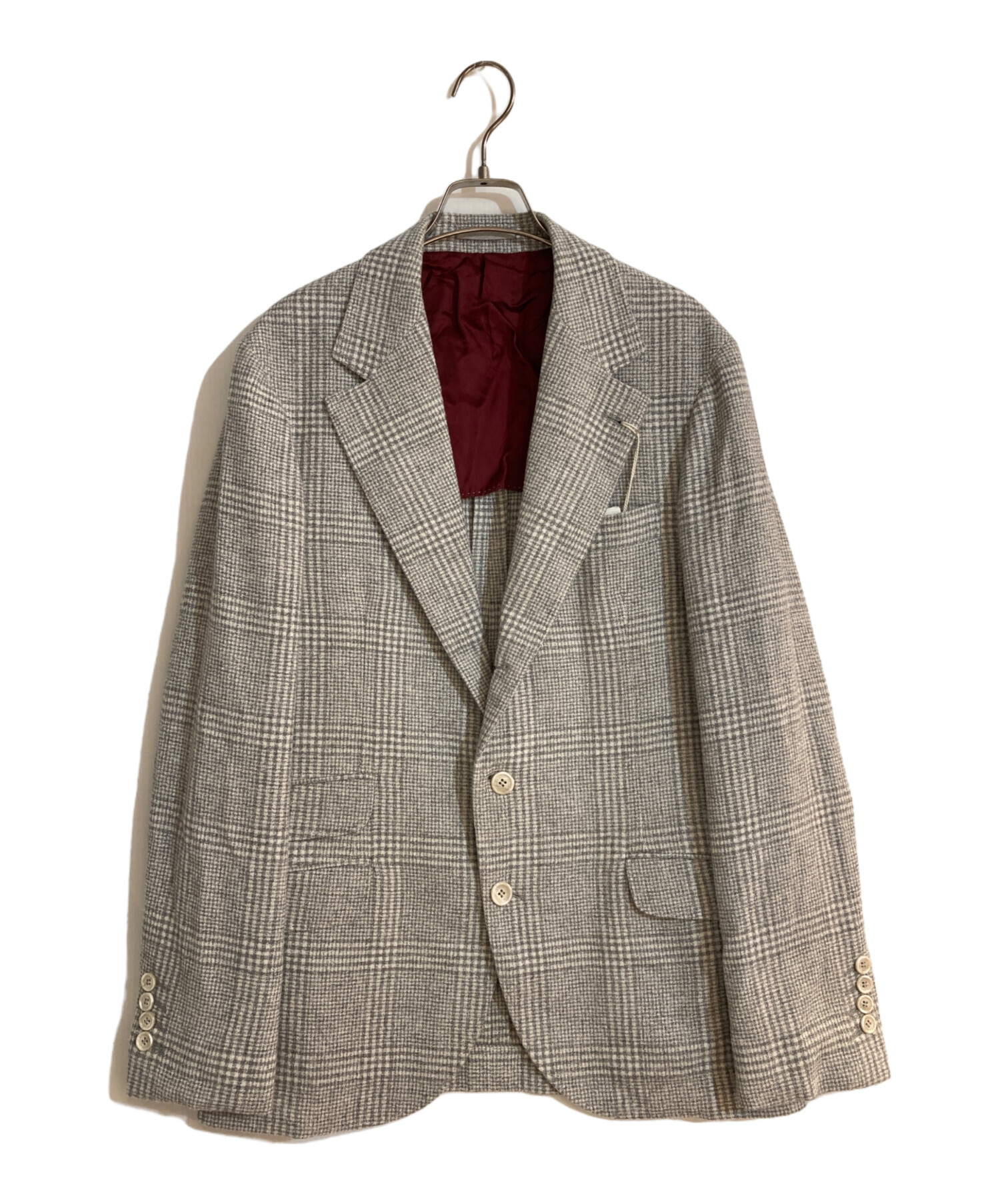 福袋 オンライン Brunello Cucinelli ウールシルクカシミヤ 48 スーツ 