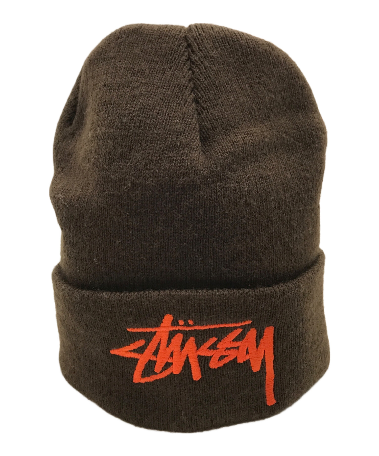 帽子 Stussy SKULLCAP CABLE KNIT BROWN Stüssy Cable Knit Skullcap