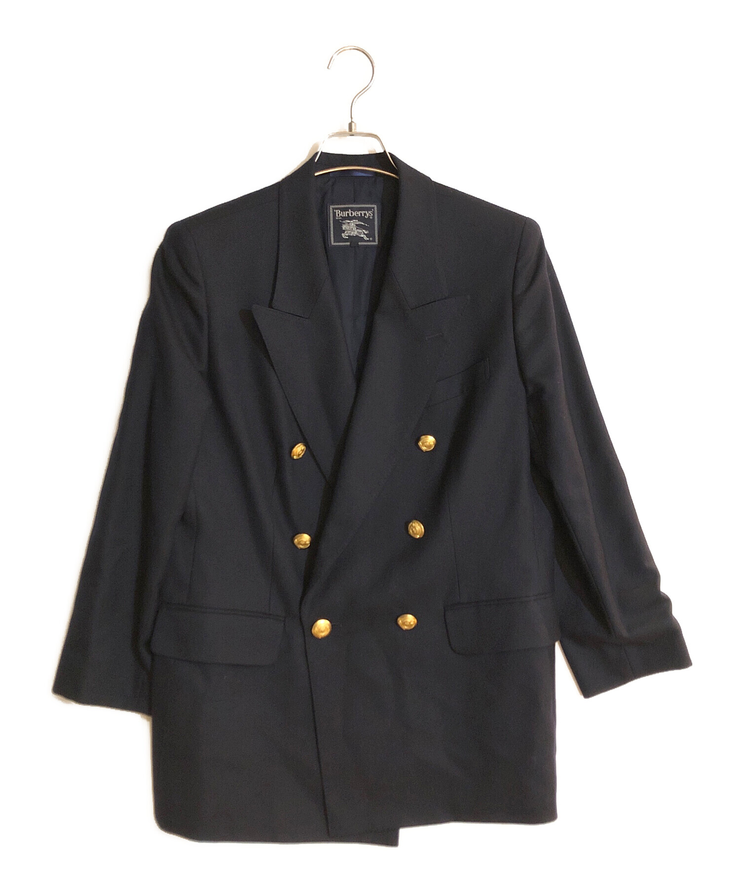 中古・古着通販】Burberry's (バーバリーズ) カシミヤブレンド紺ブレ