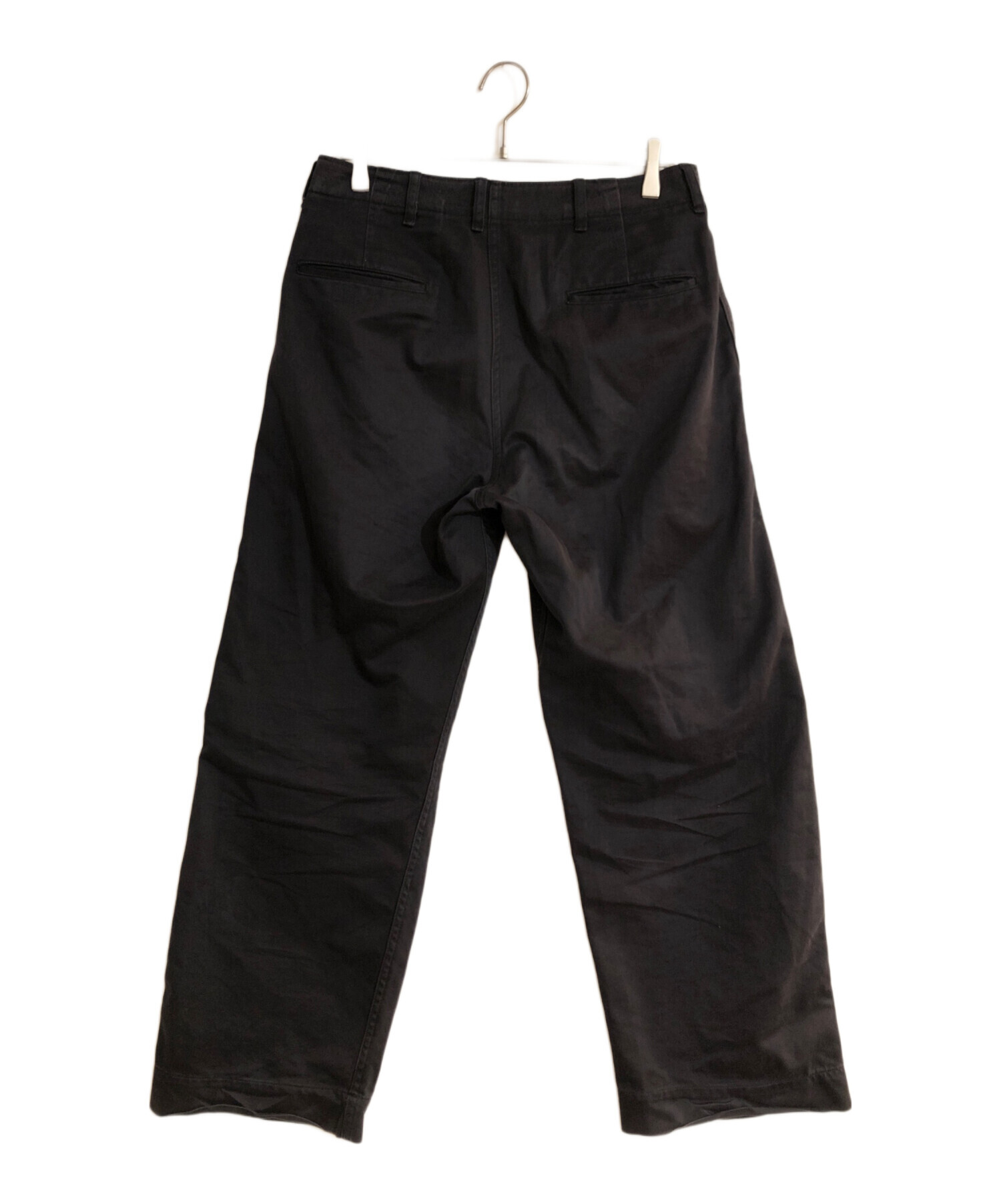 CIOTA シオタ スビンコットン チノパンツ ブラック CIOTA シオタ