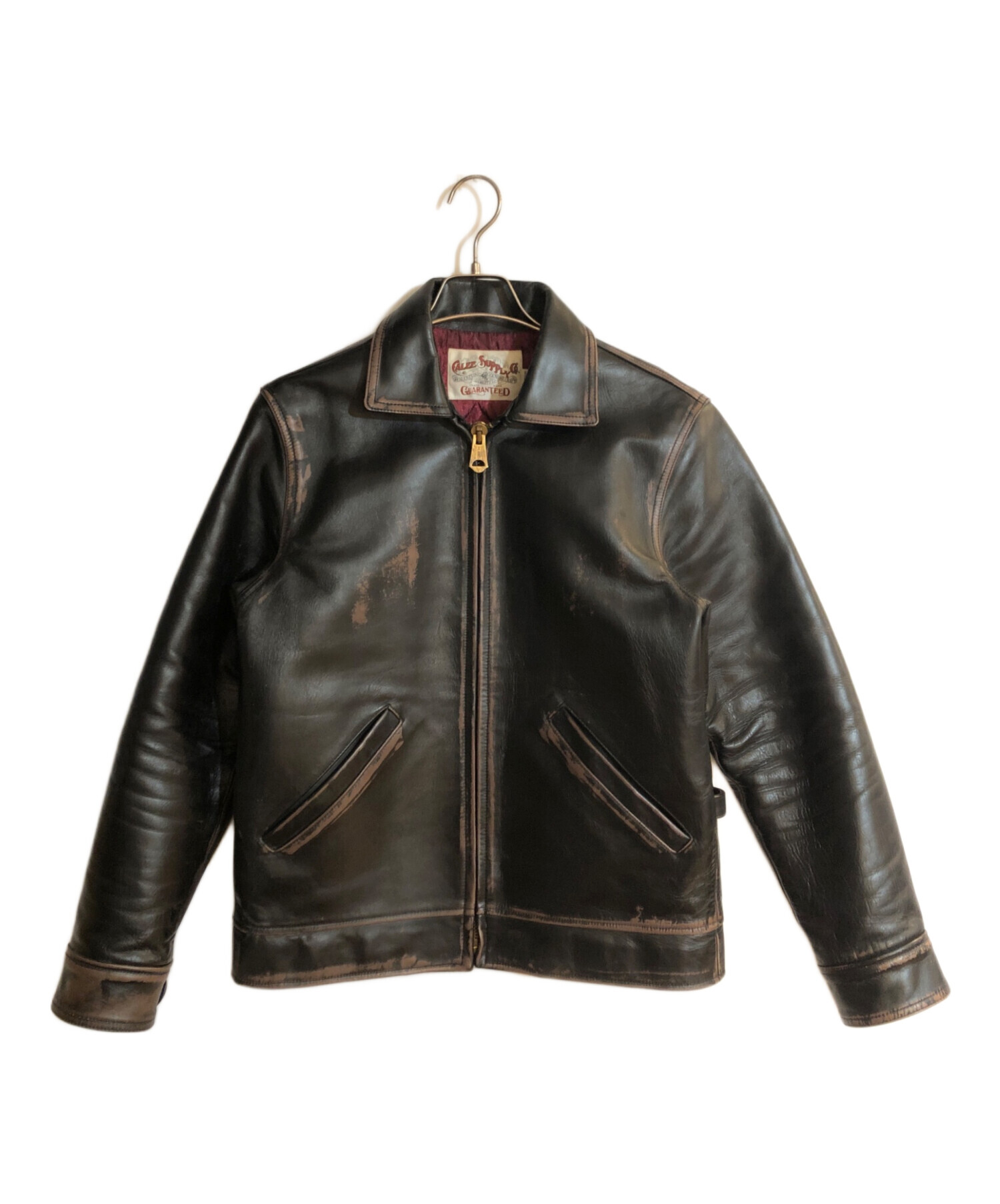 中古・古着通販】CALLEE (キャリー) HORSE LEATHER SPORT TYPE JACKET