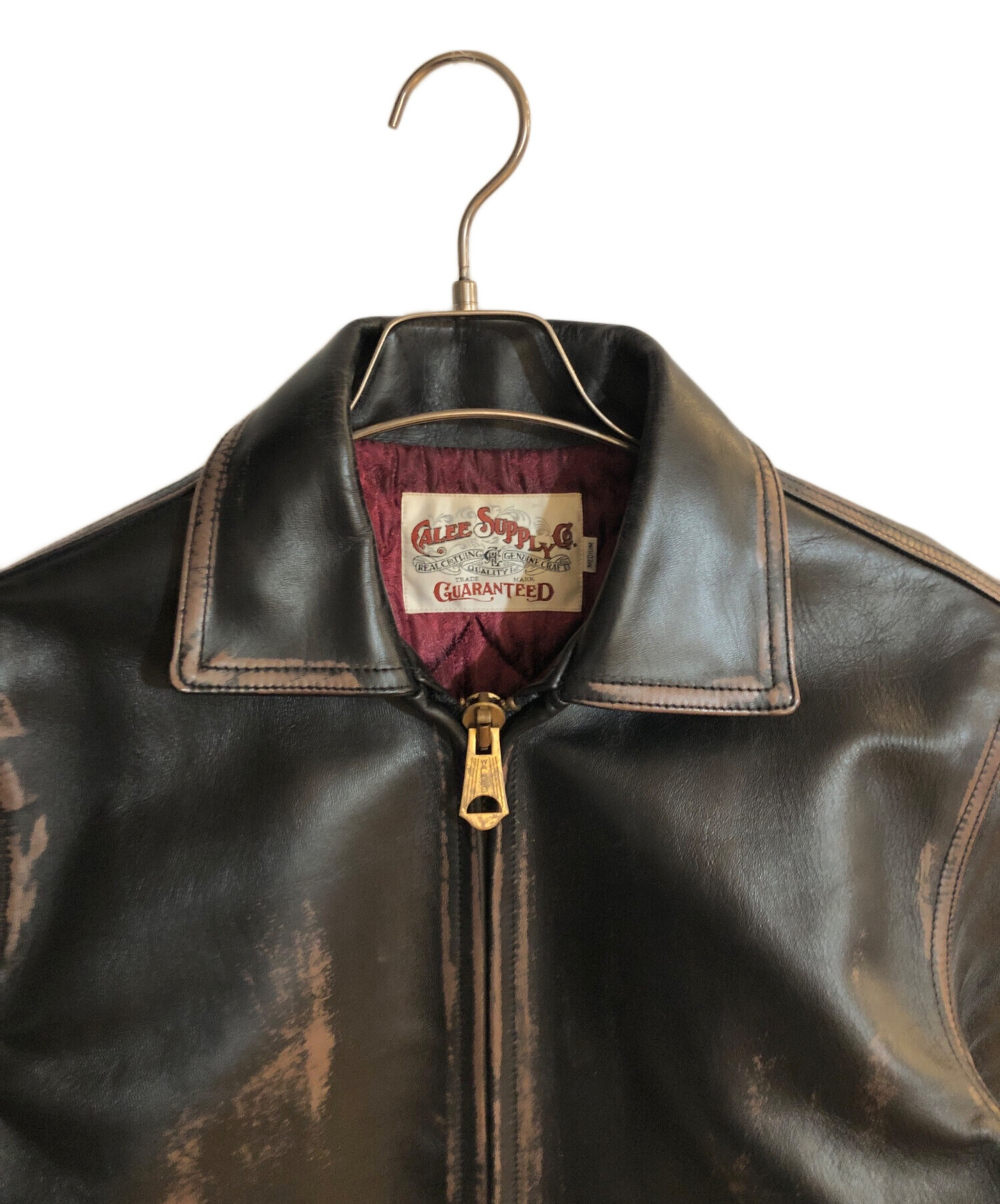 中古・古着通販】CALLEE (キャリー) HORSE LEATHER SPORT TYPE JACKET