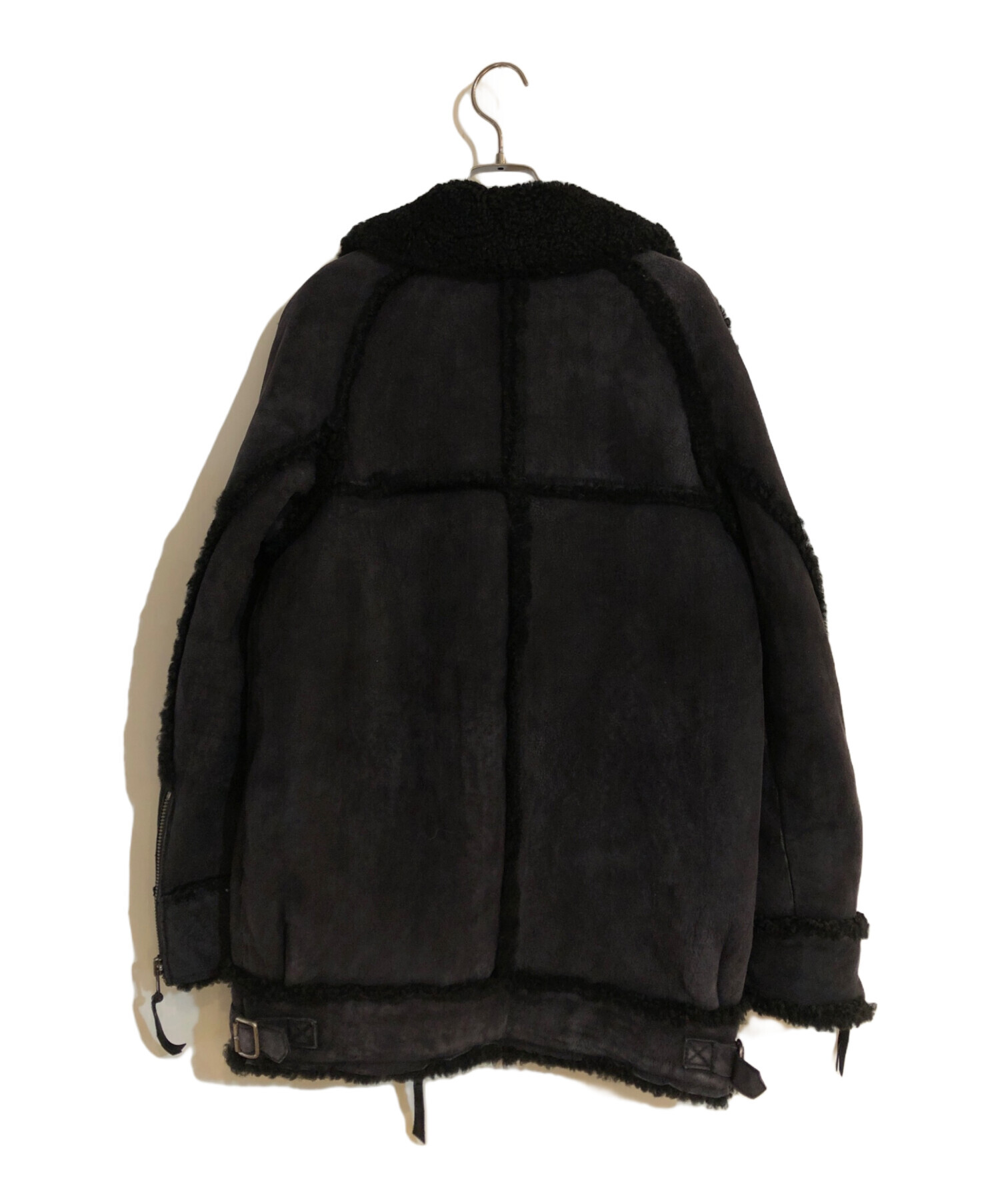 中古・古着通販】DIESEL (ディーゼル) ムートンライダースジャケット