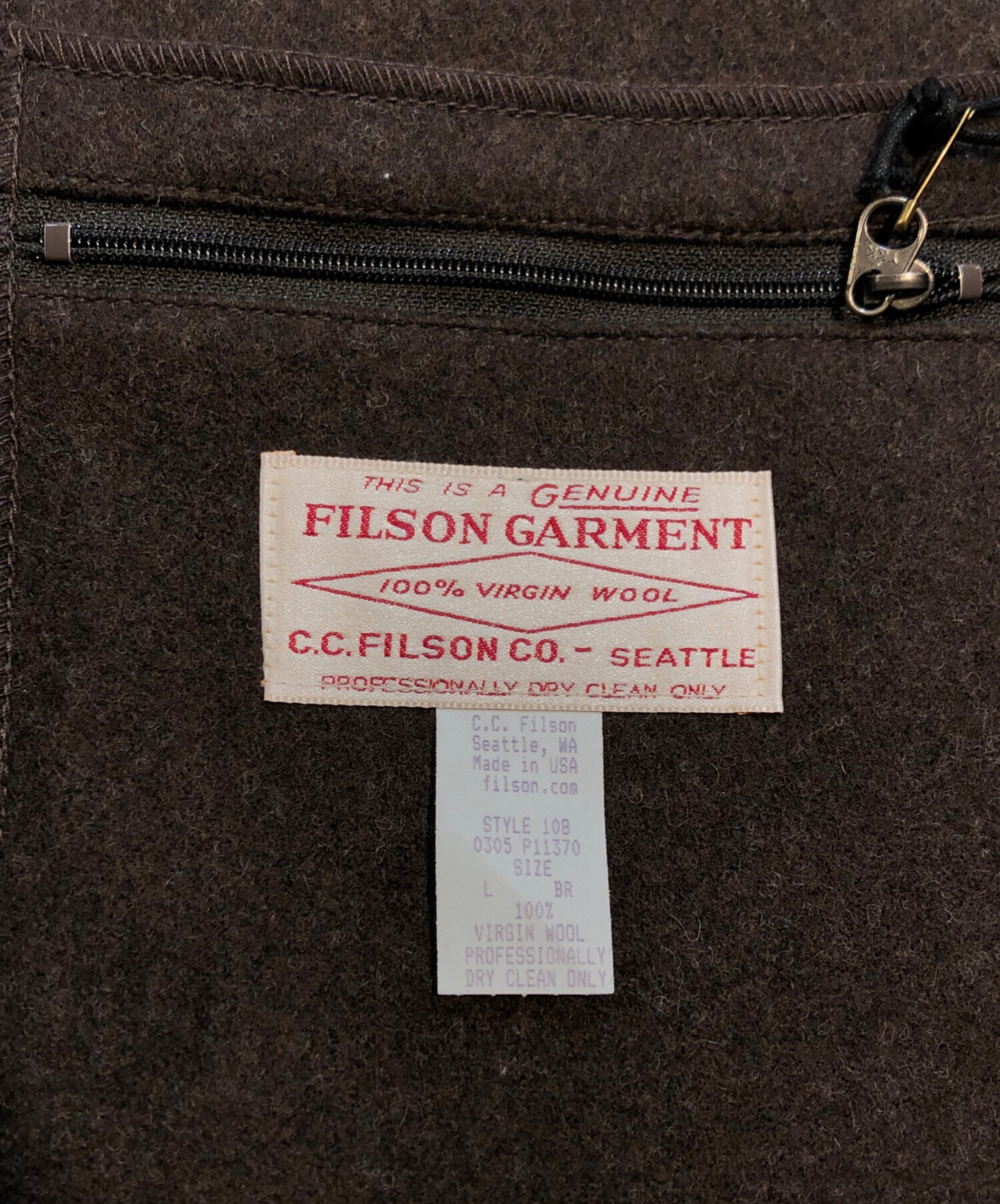 中古・古着通販】FILSON GARMENT (フィルソン ガーメント) ウール