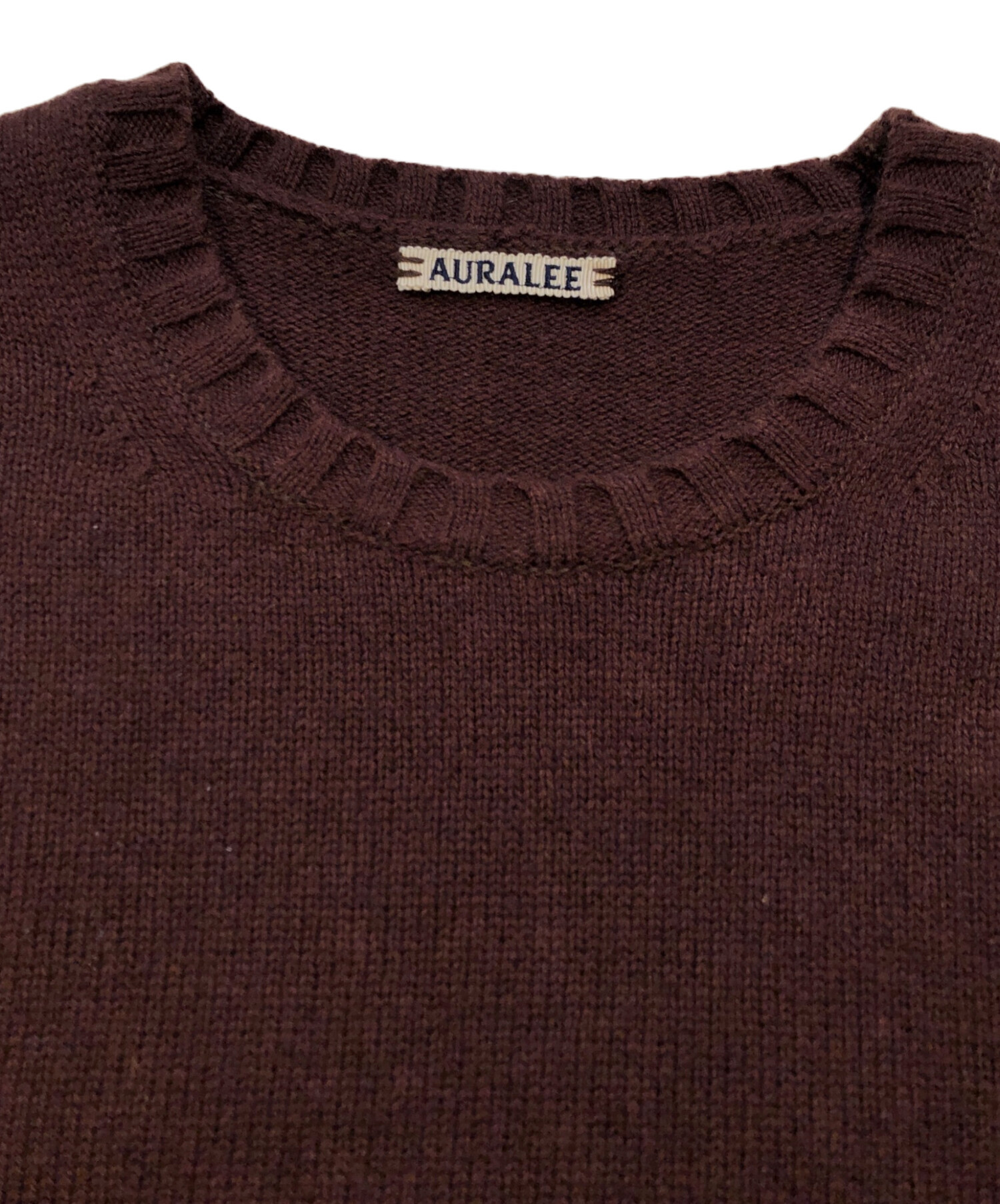 A20AP02WC COTTON WOOL CASHMERE KNIT P/O AURALEE【オーラリー