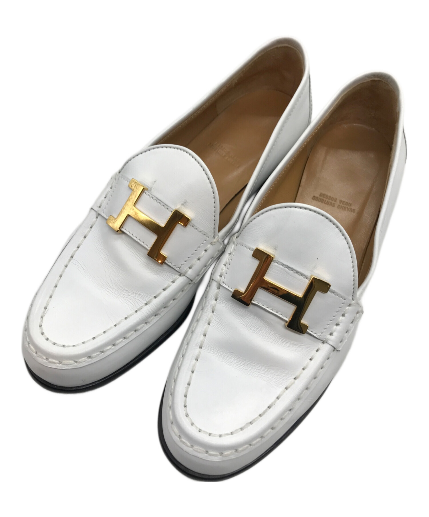 中古・古着通販】HERMES (エルメス) コンスタンスレザーローファー