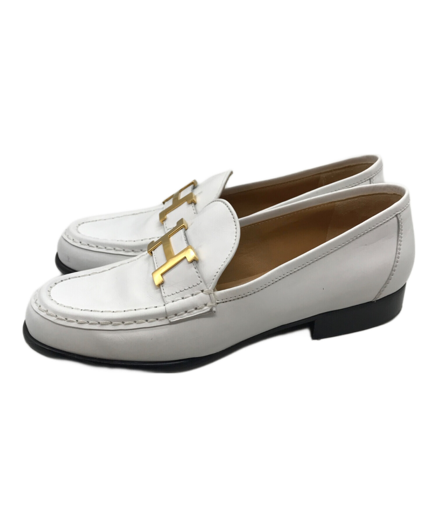 中古・古着通販】HERMES (エルメス) コンスタンスレザーローファー