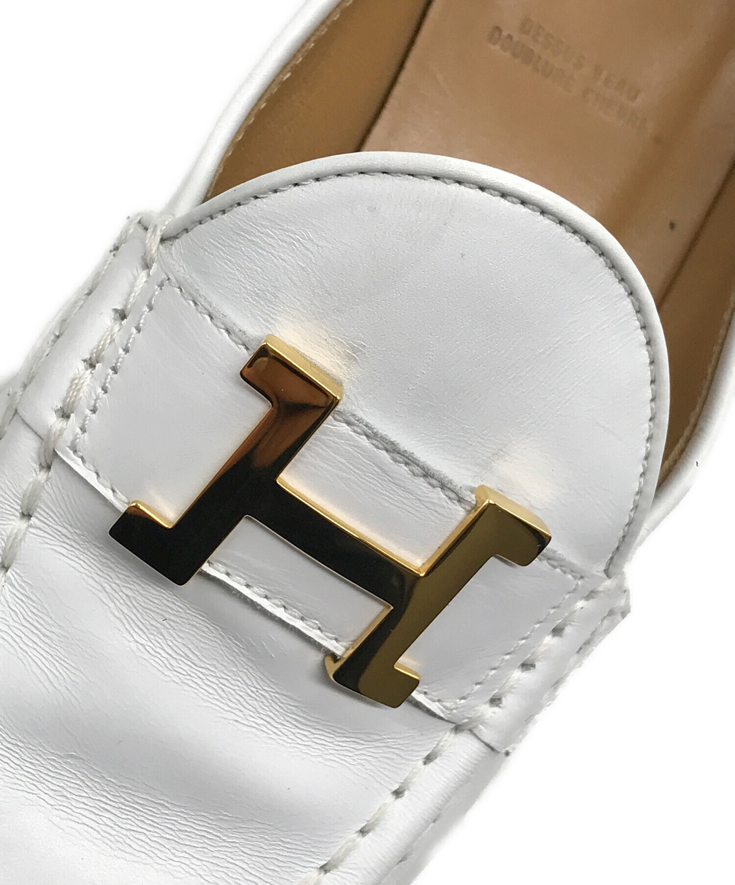 中古・古着通販】HERMES (エルメス) コンスタンスレザーローファー