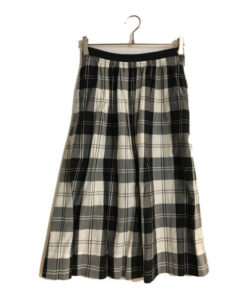 新品 マーガレットハウエル コットンシルク タータンチェックスカート 4.4万 新品 マーガレットハウエル コットンシルク タータンチェックスカート