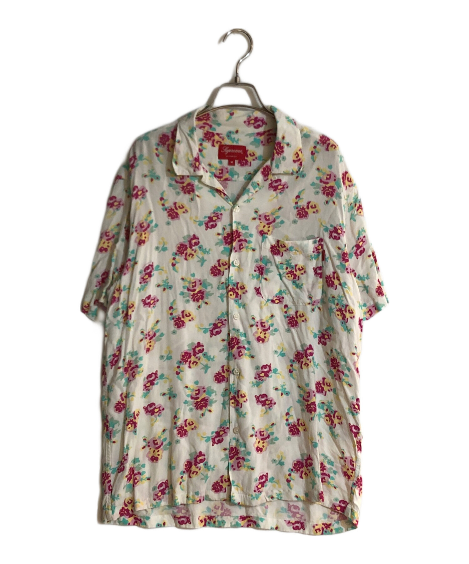 シュプリーム レーヨン シャツ ポロ supreme L デビル 手書き 星 シュプリーム レーヨンシャツ シュプリーム レーヨン シャツ ポロ