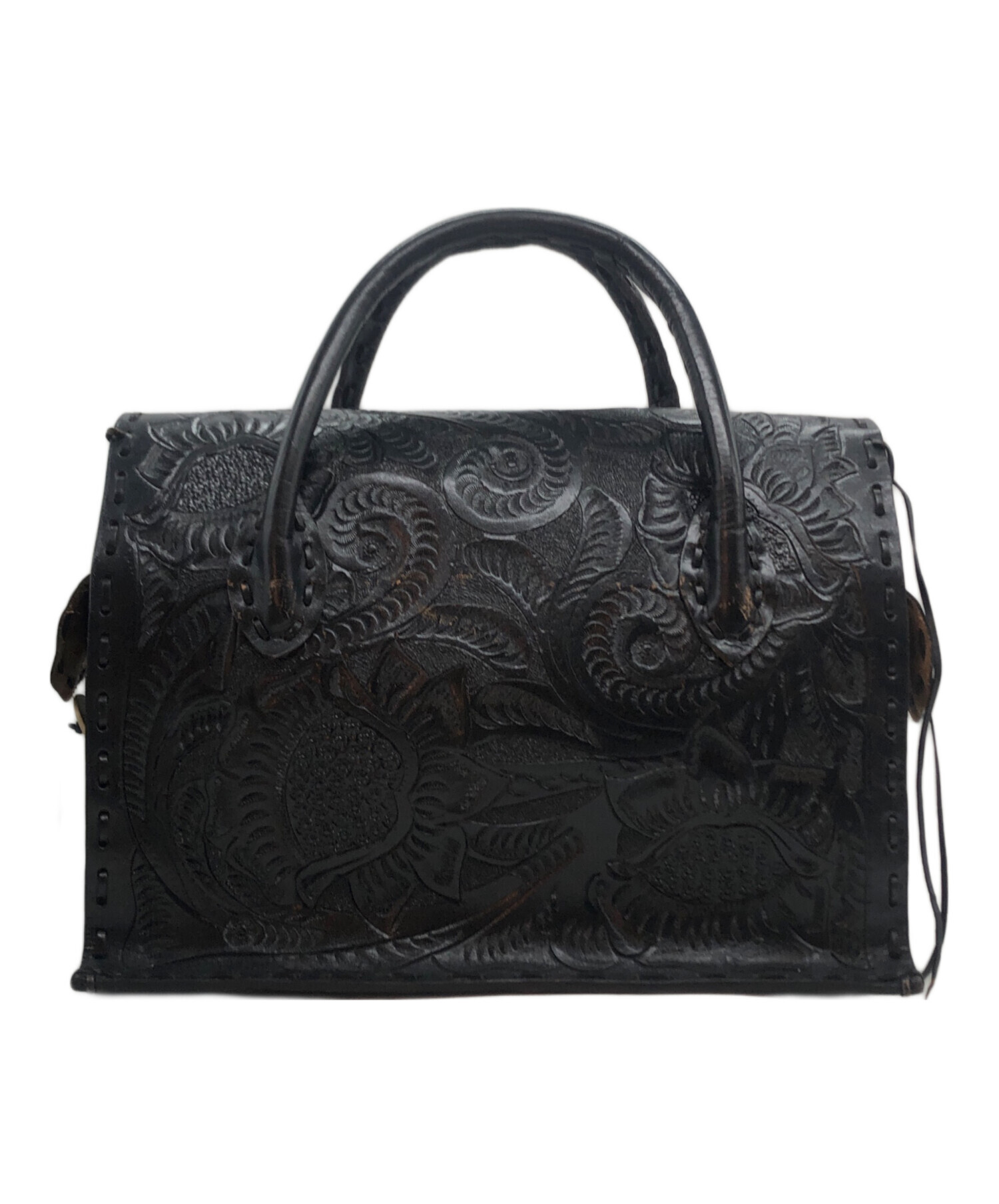 Carving Tribes(カービングトライブス) ハンドバッグ美品 - ライト