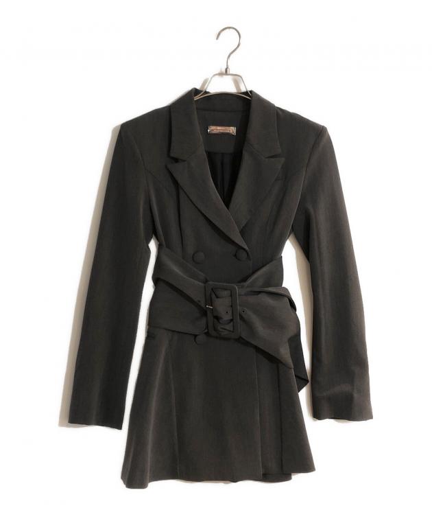 中古・古着通販】melt the lady (メルトザレディ) thick belt jacket 