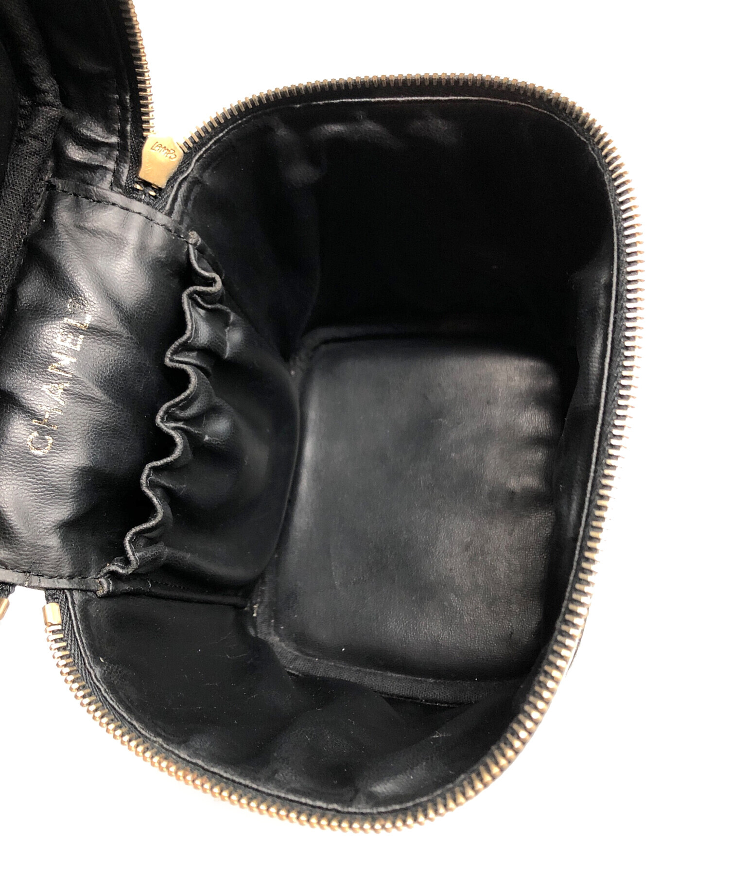 中古・古着通販】CHANEL (シャネル) キャビアスキンバニティバッグ