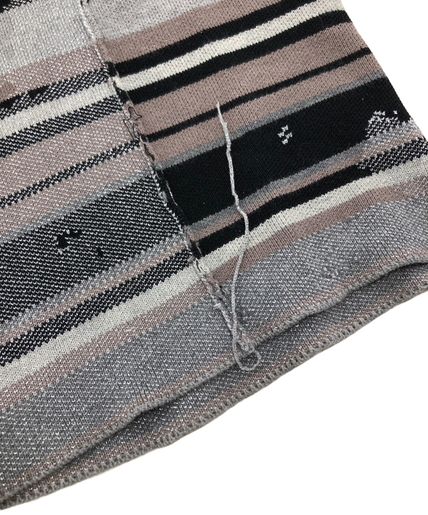中古・古着通販】MASU (エムエーエスユー) MULTI STRIPE BALACLAVA