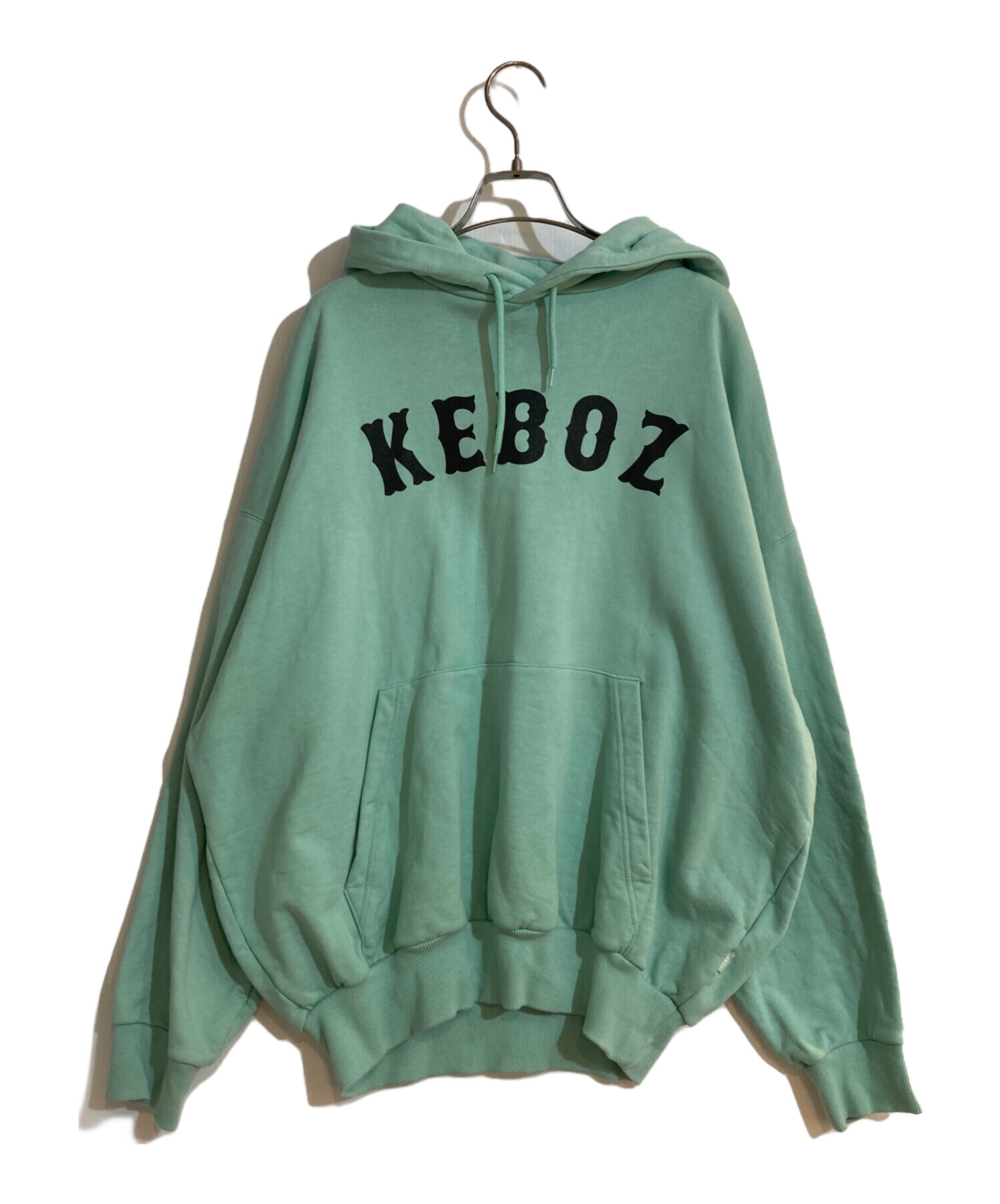 中古・古着通販】KEBOZ (ケボズ) プルオーバーパーカー グリーン 