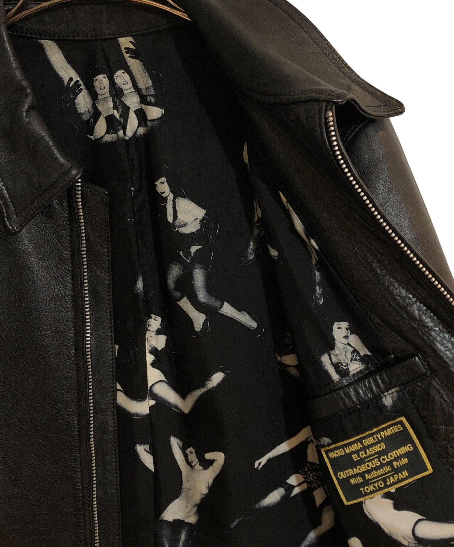 中古・古着通販】WACKO MARIA (ワコマリア) ポルノライニングレザー