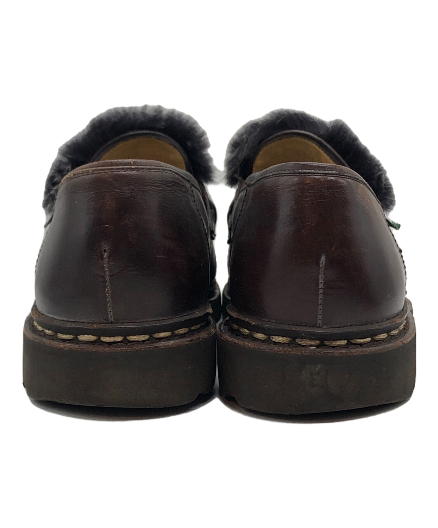 中古・古着通販】PARABOOT (パラブーツ) ミンクファーローファー 