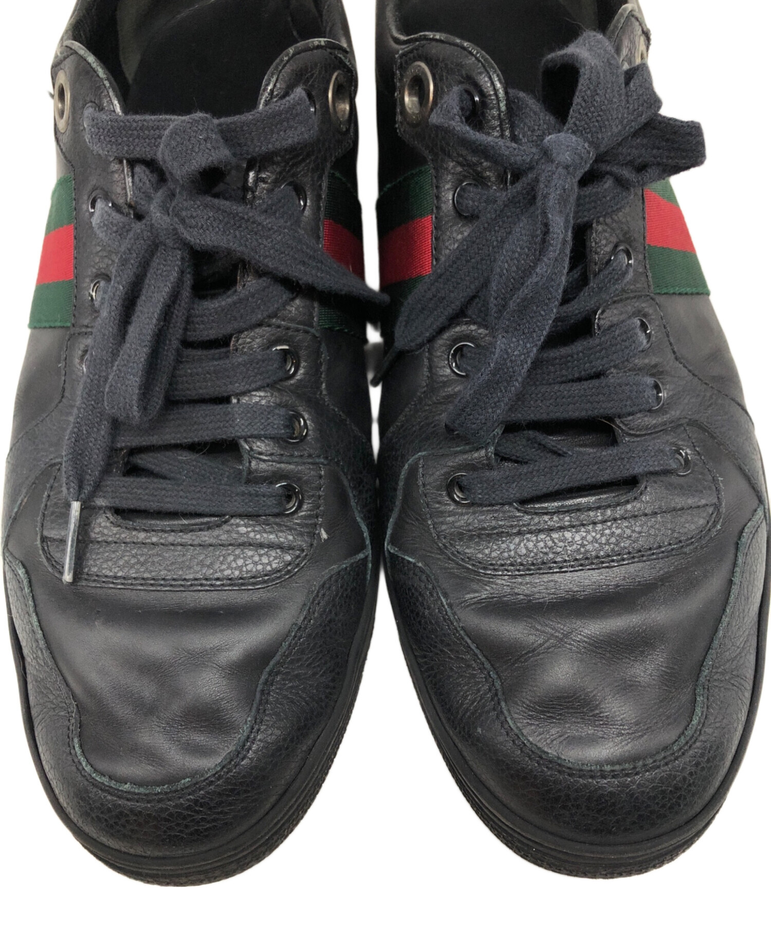 中古・古着通販】GUCCI (グッチ) ローカットスニーカー ブラック