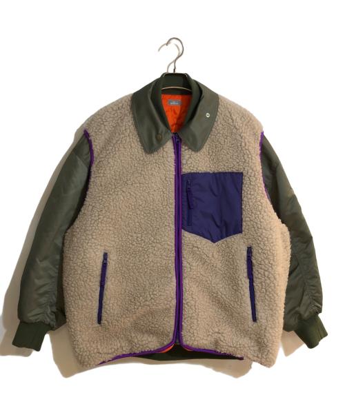 T*k様 kolor BEACON リサイクルナイロンツイルブルゾン カーキ kolor BEACON - 新品 kolor BEACON カラービーコン リサイクルナイロン