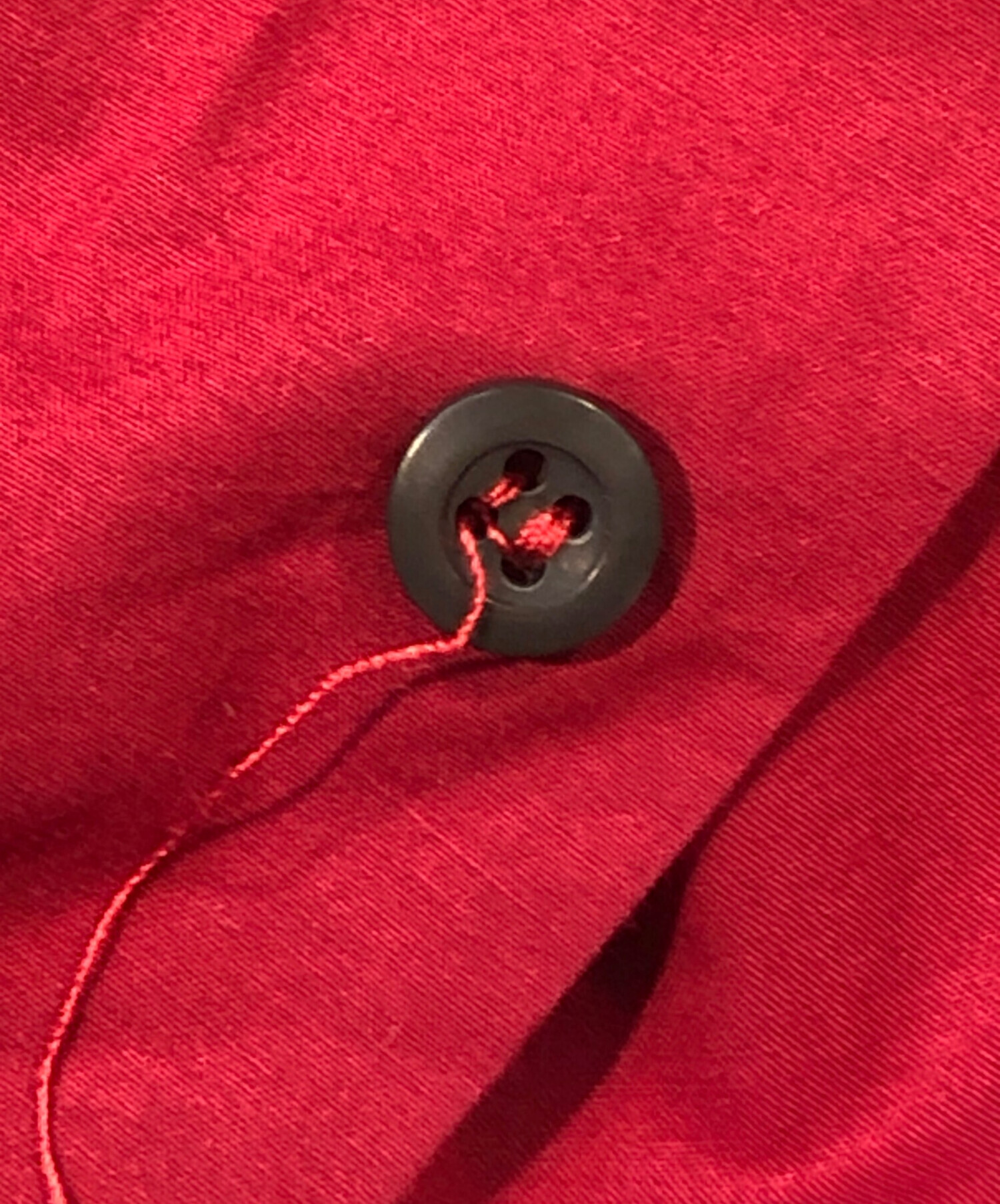 中古・古着通販】PRADA (プラダ) ドレスシャツ レッド サイズ:L
