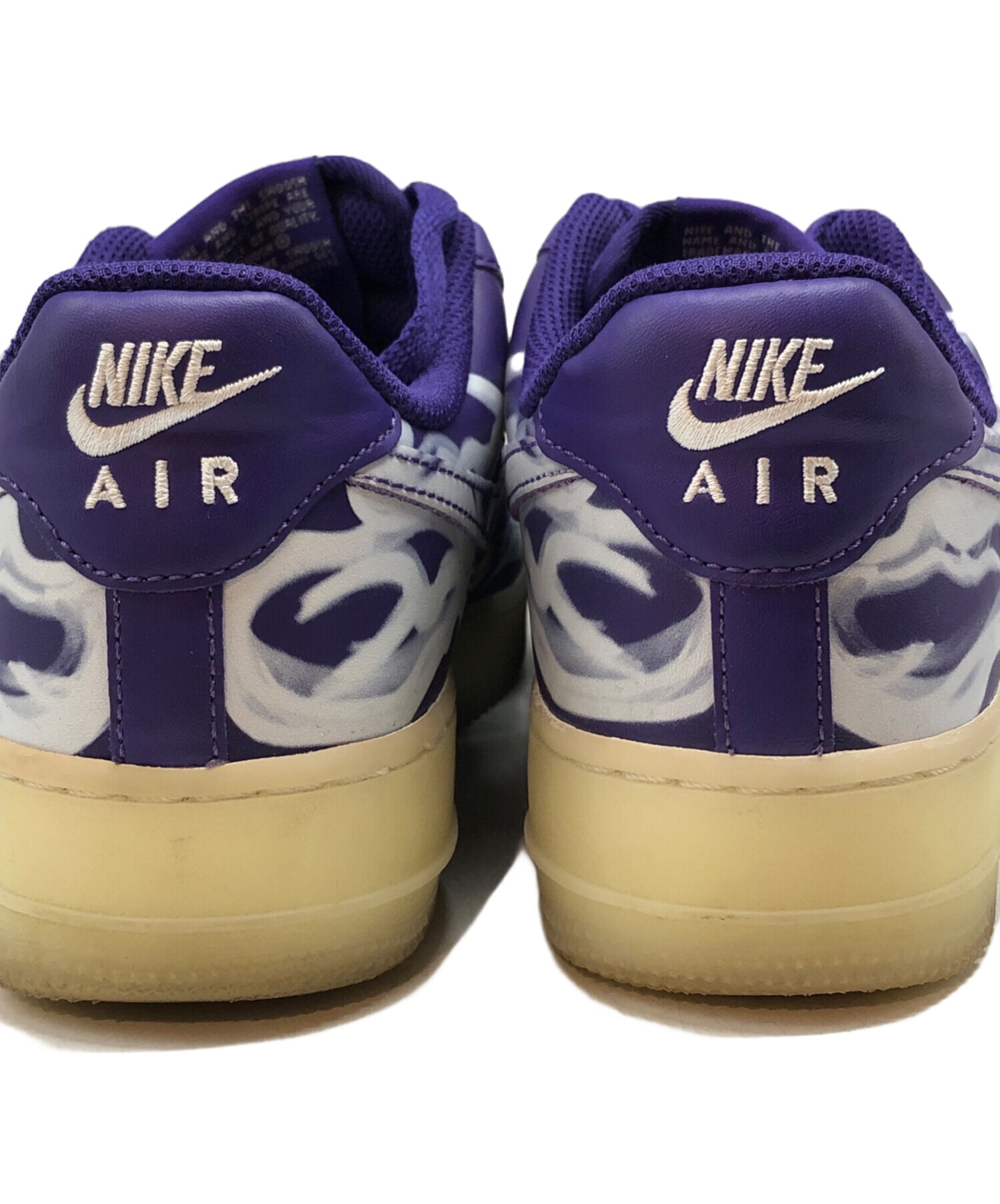 ナイキ エア フォース 1 パープル スケルトン ほぼ未使用 size28 Nike 