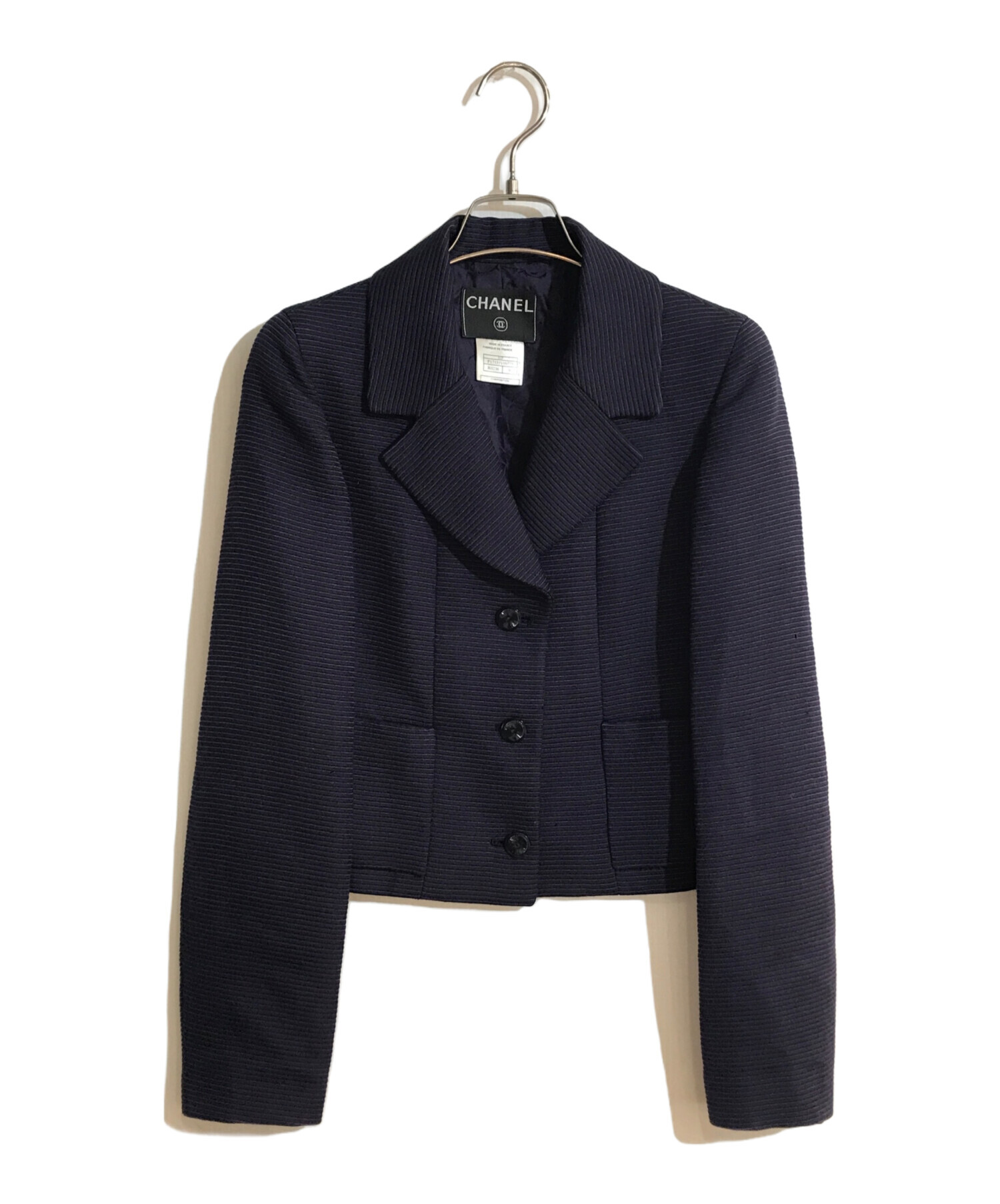 中古・古着通販】CHANEL (シャネル) テーラードジャケット パープル