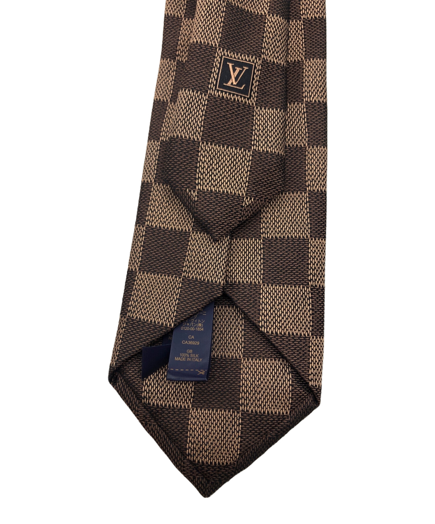 ルイヴィトン M79657 ネクタイ・ダミエ・ポップ
